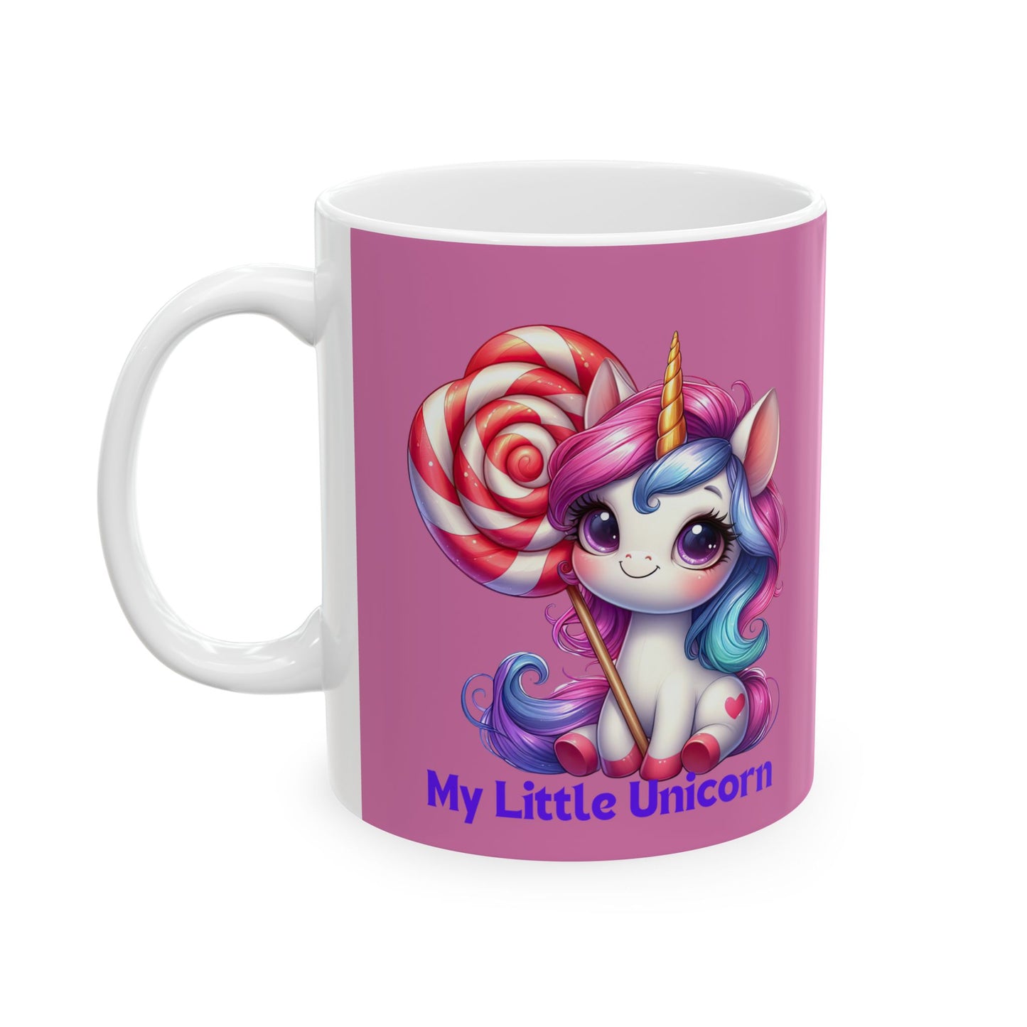 My Little Unicorn Sweet Mug 11-15 Ounces Light Pink
