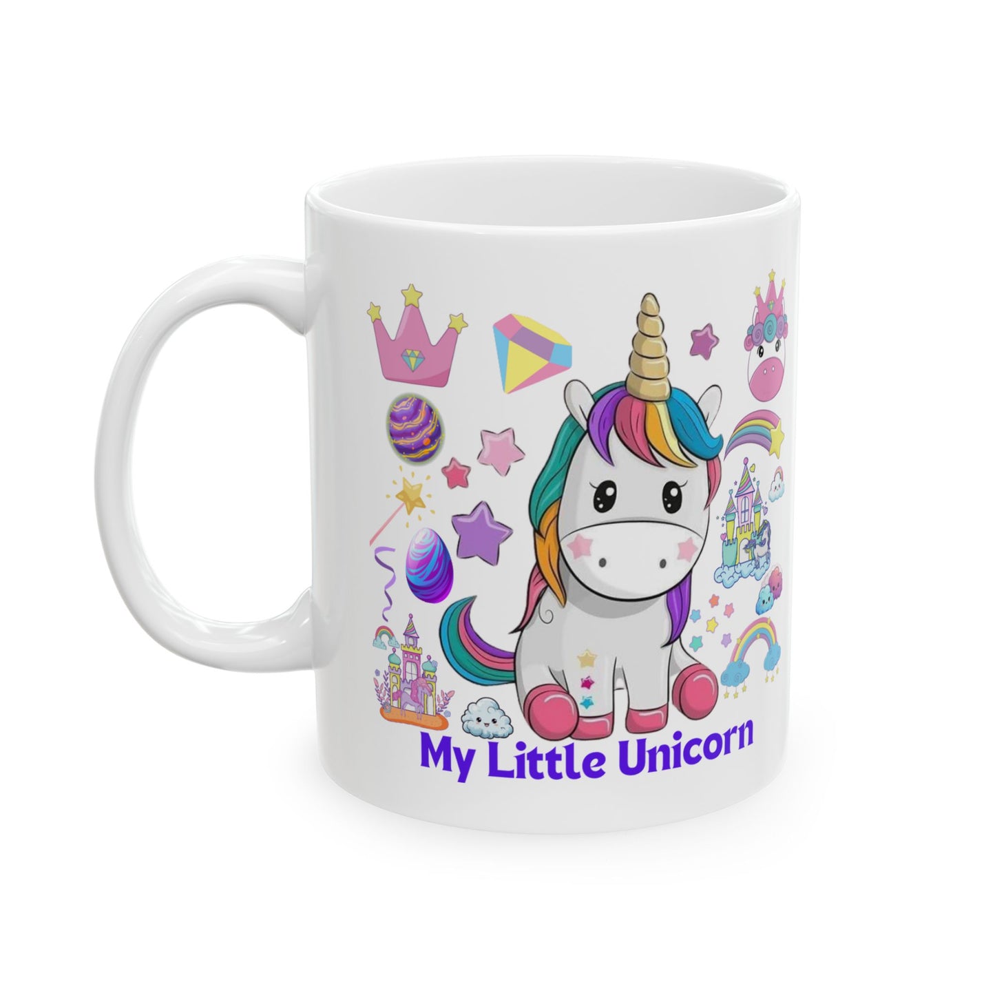 My Little Unicorn Fantasy Mug 11-15 Ounces White