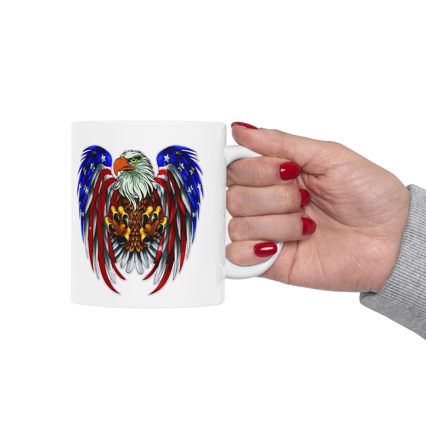 Eagle Make America Great Mug 11 Ounces White