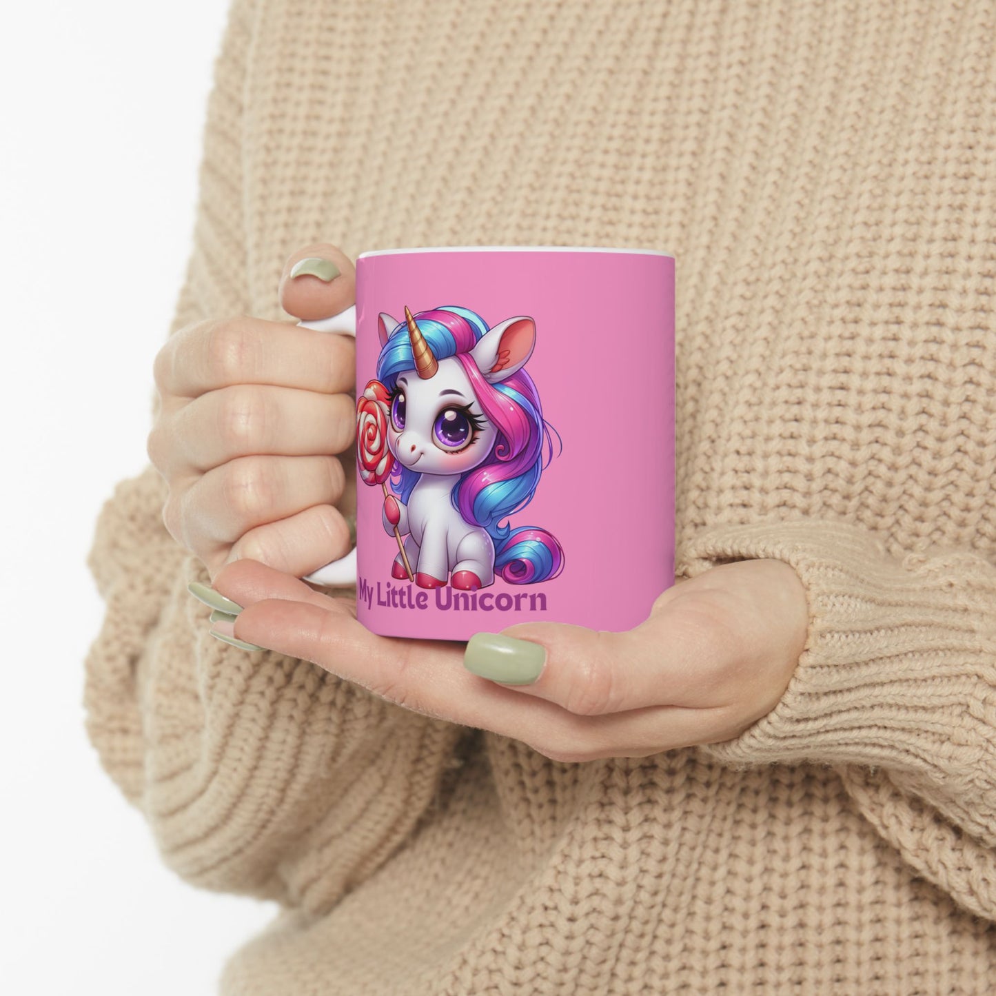 My Little Unicorn Castle Mug 11-15 Ounces Pink