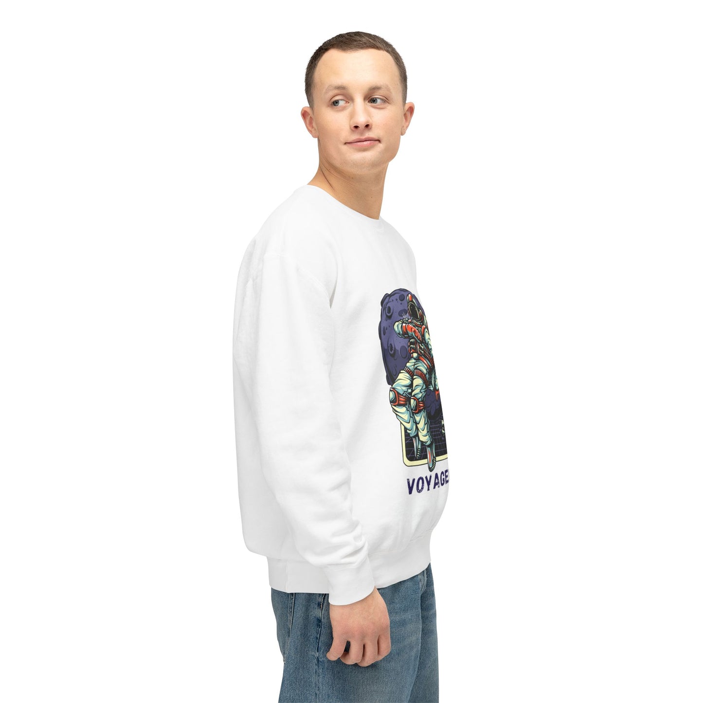 Unisex Long Sleeves Lightweight Crewneck Sweatshirt