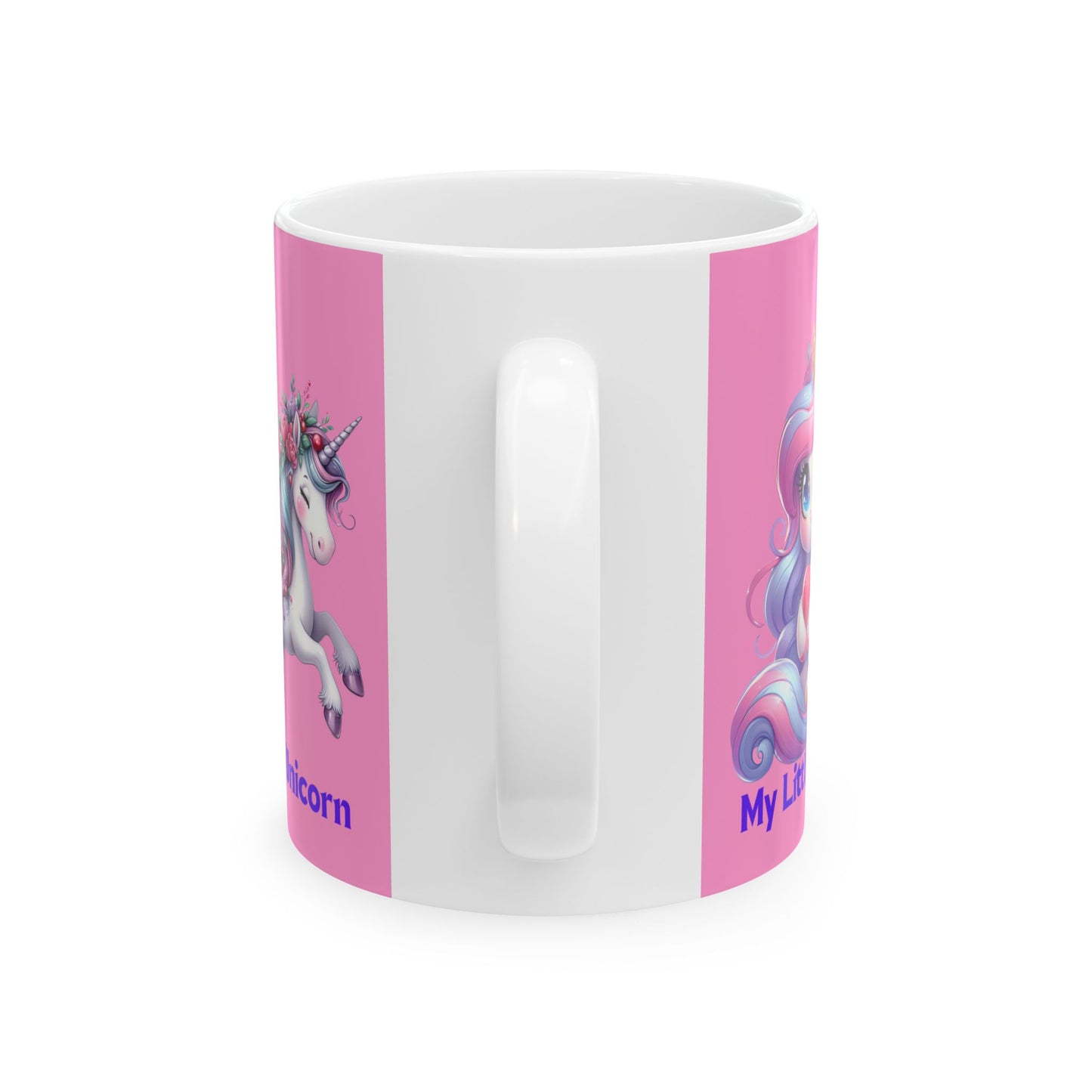 My Little Unicorn Horse Mug 11-15 Ounces Pink