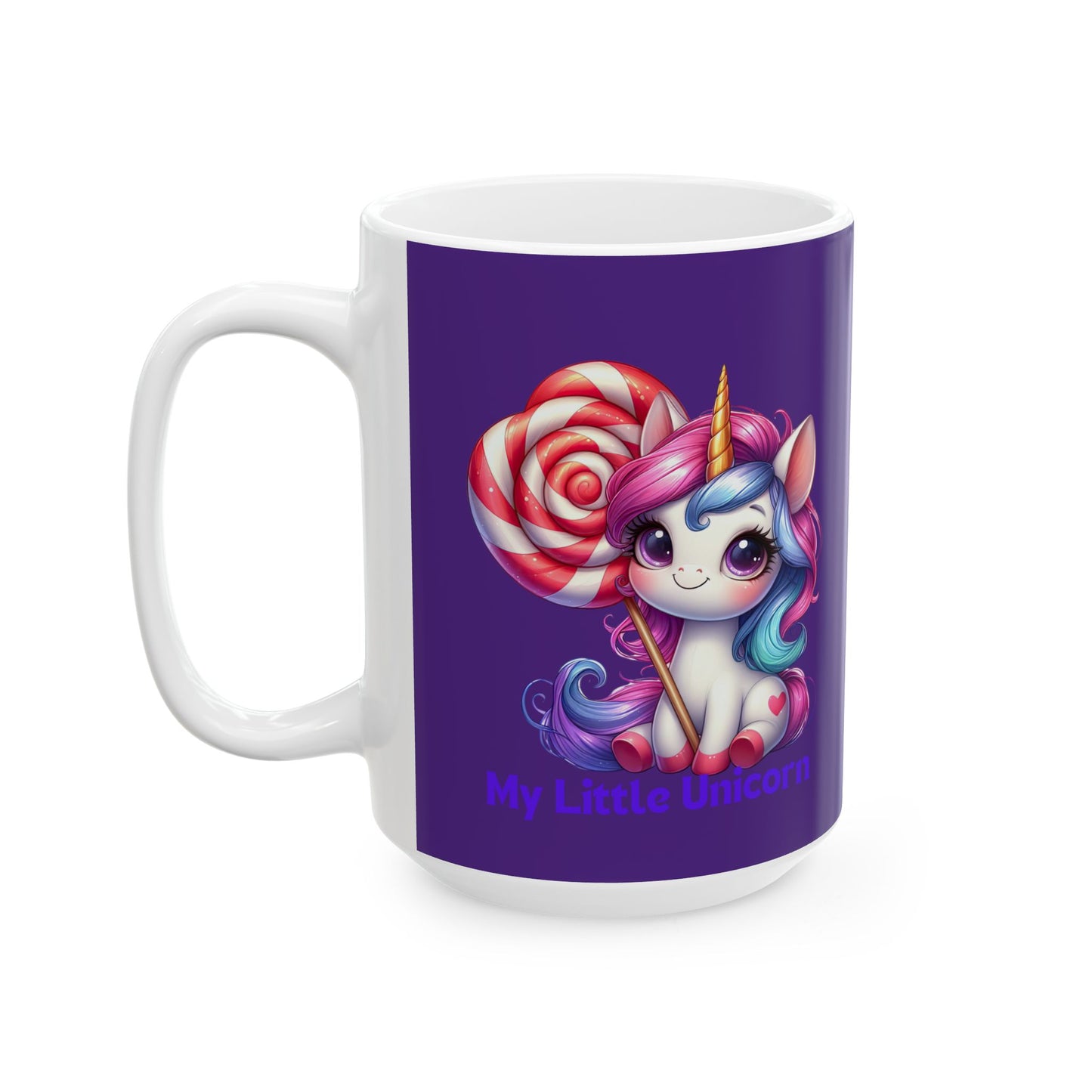 My Little Unicorn Sweet Mug 11-15 Ounces Purple