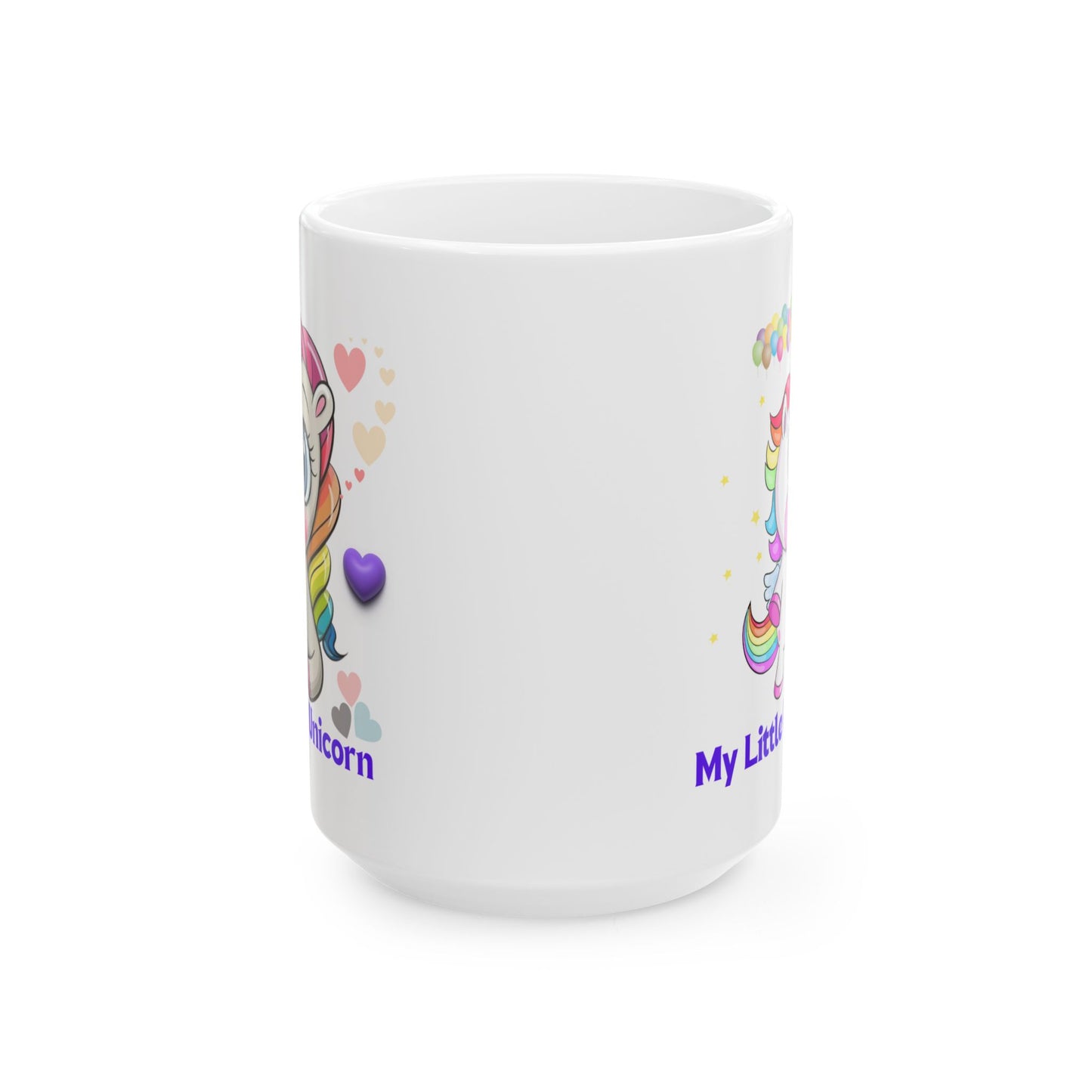 My Little Unicorn Balloons Mug 11-15 Ounces White