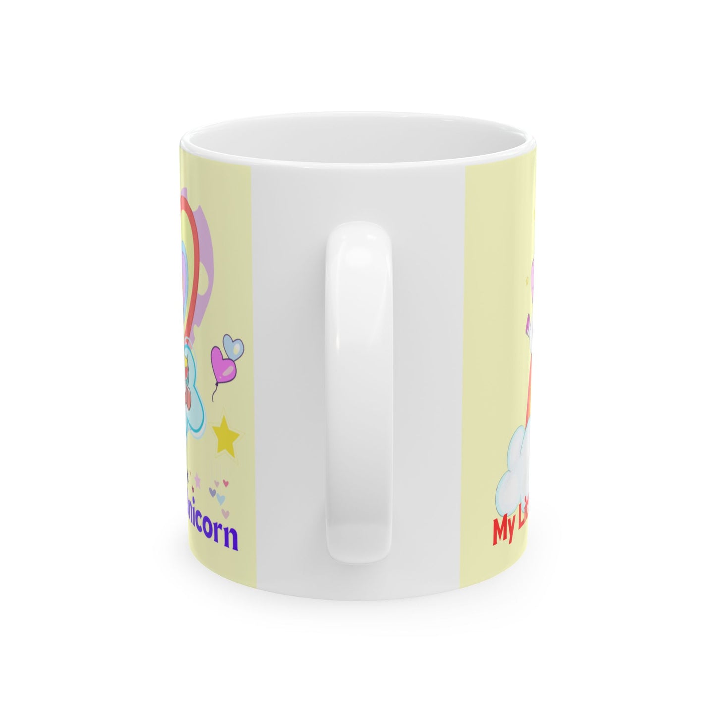 My Little Gold Star Unicorn Mug 11-15 Onces Yellow