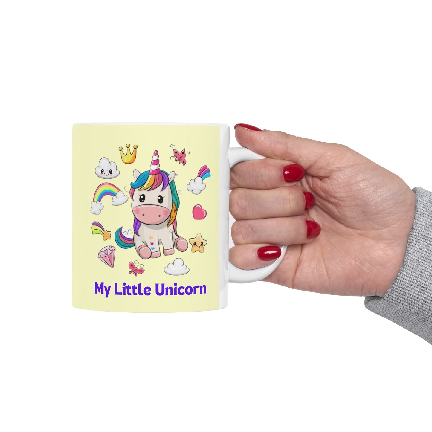 My Little Unicorn Fantasy Mug 11-15 Ounces Yellow