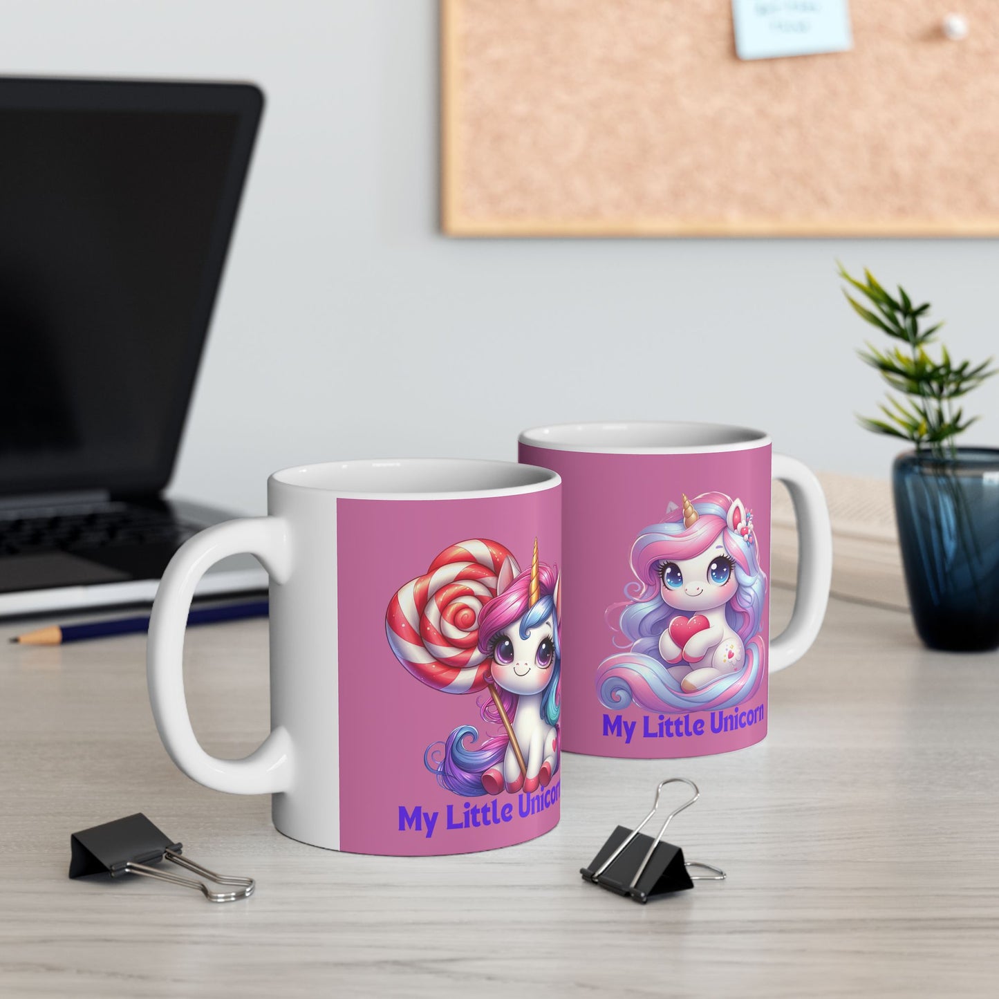 My Little Unicorn Sweet Mug 11-15 Ounces Light Pink