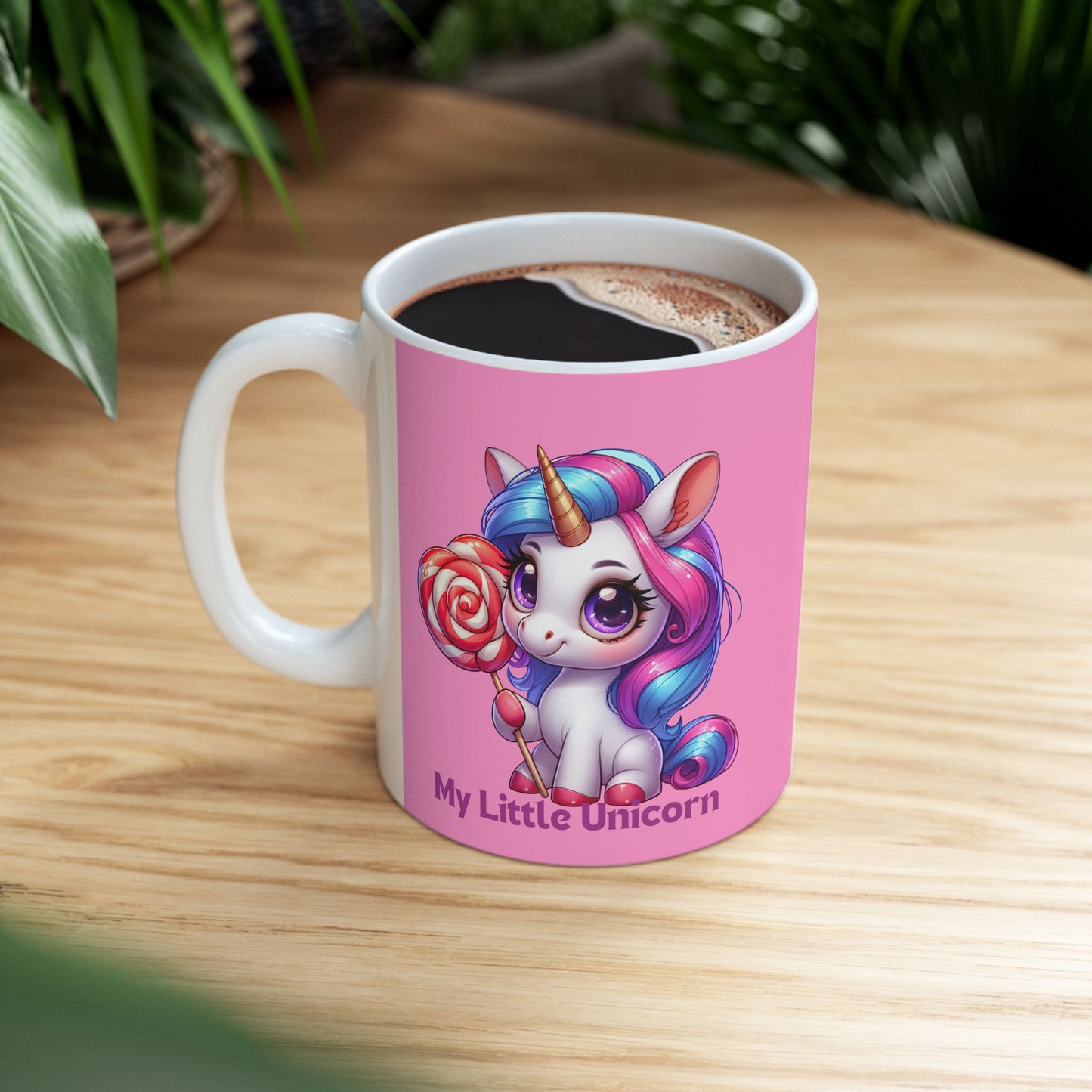 My Little Unicorn Castle Mug 11-15 Ounces Pink