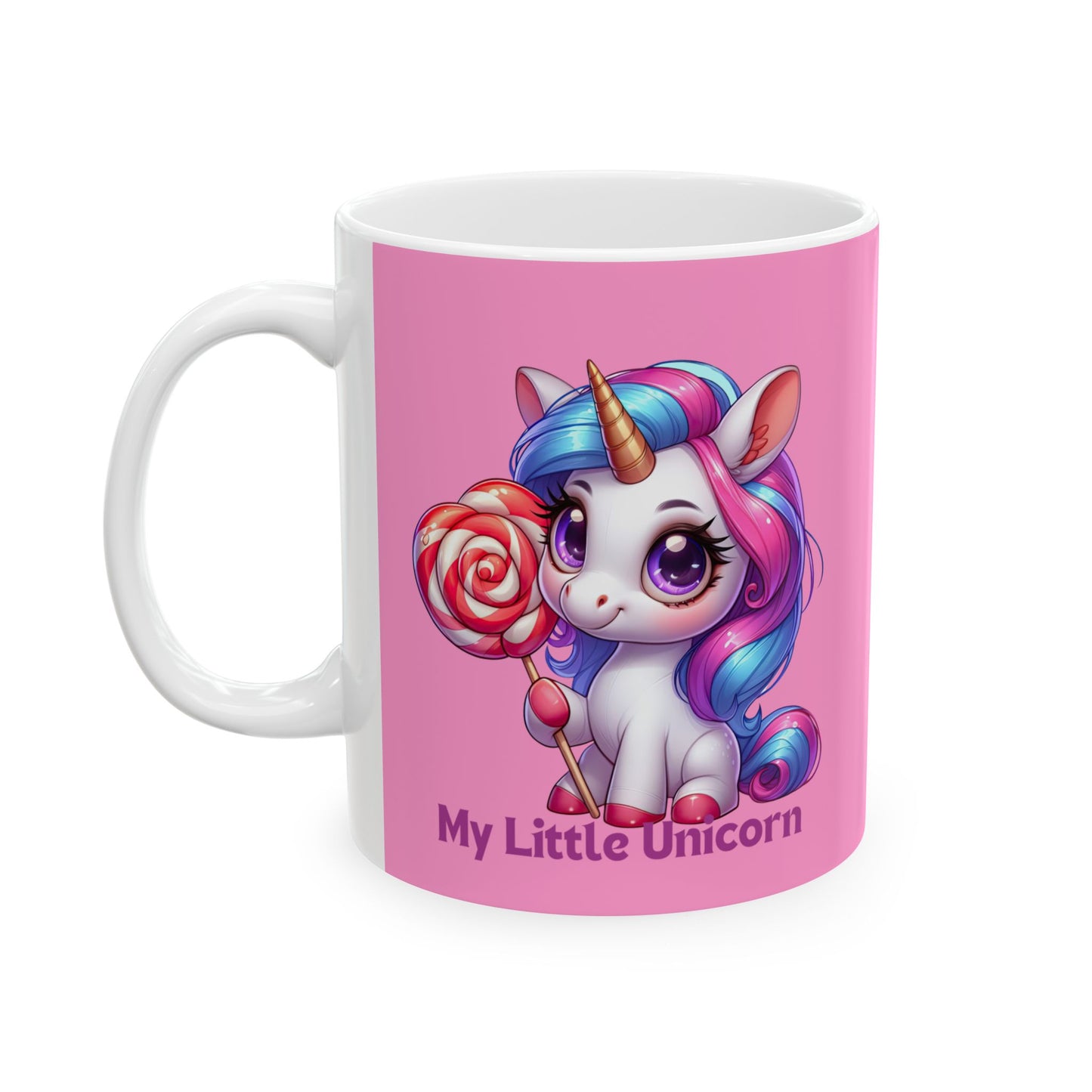 My Little Unicorn Castle Mug 11-15 Ounces Pink