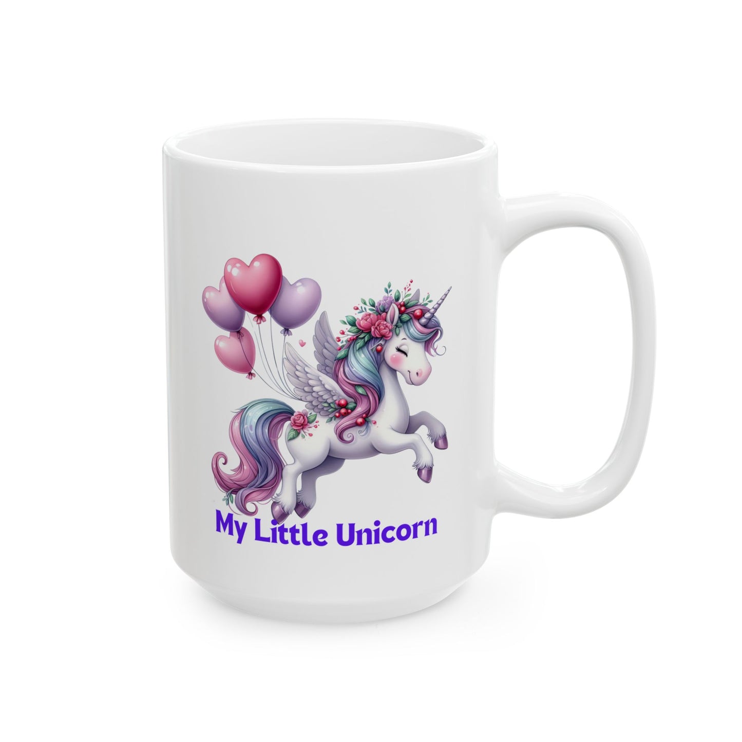 My Little Unicorn Horse Mug 11-15 Ounces White