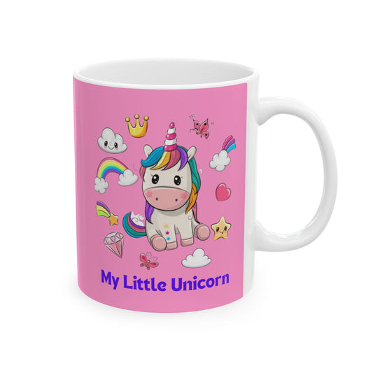 My Little Unicorn Fantasy Mug 11-15 Ounces Pink