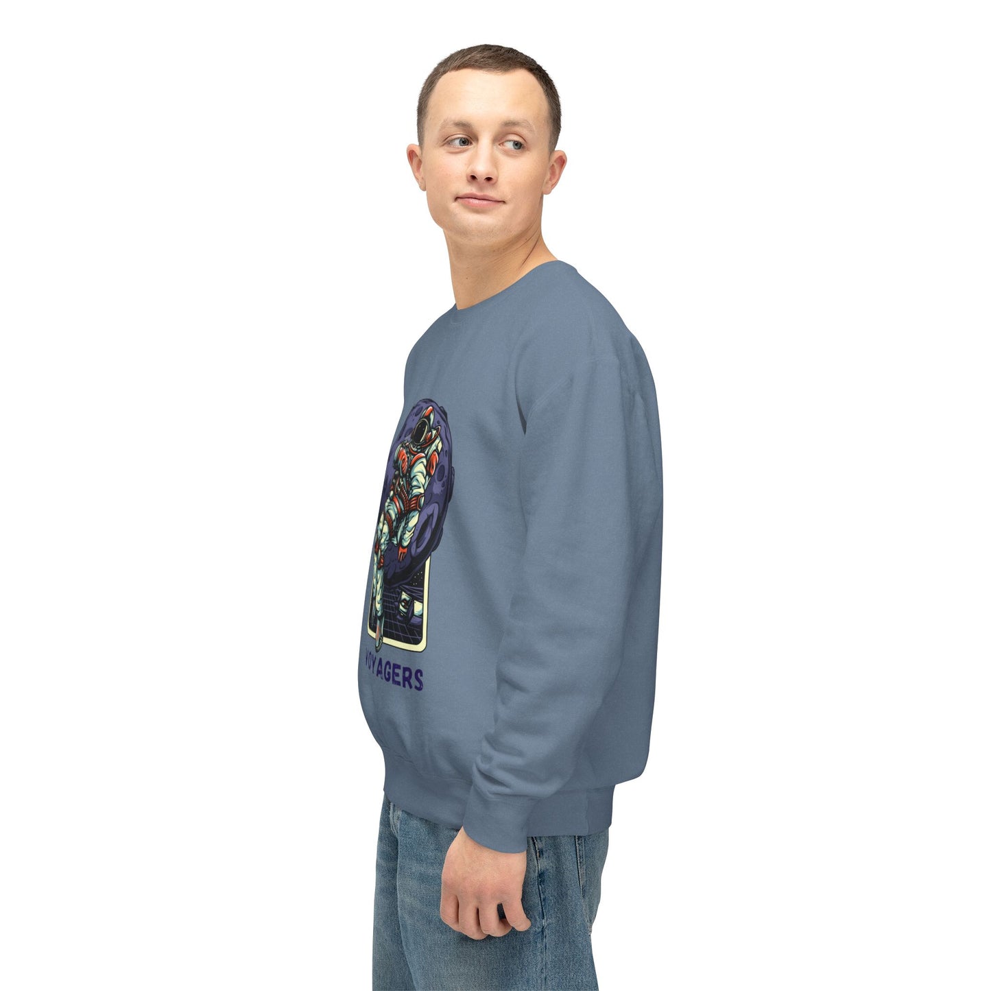 Unisex Long Sleeves Lightweight Crewneck Sweatshirt