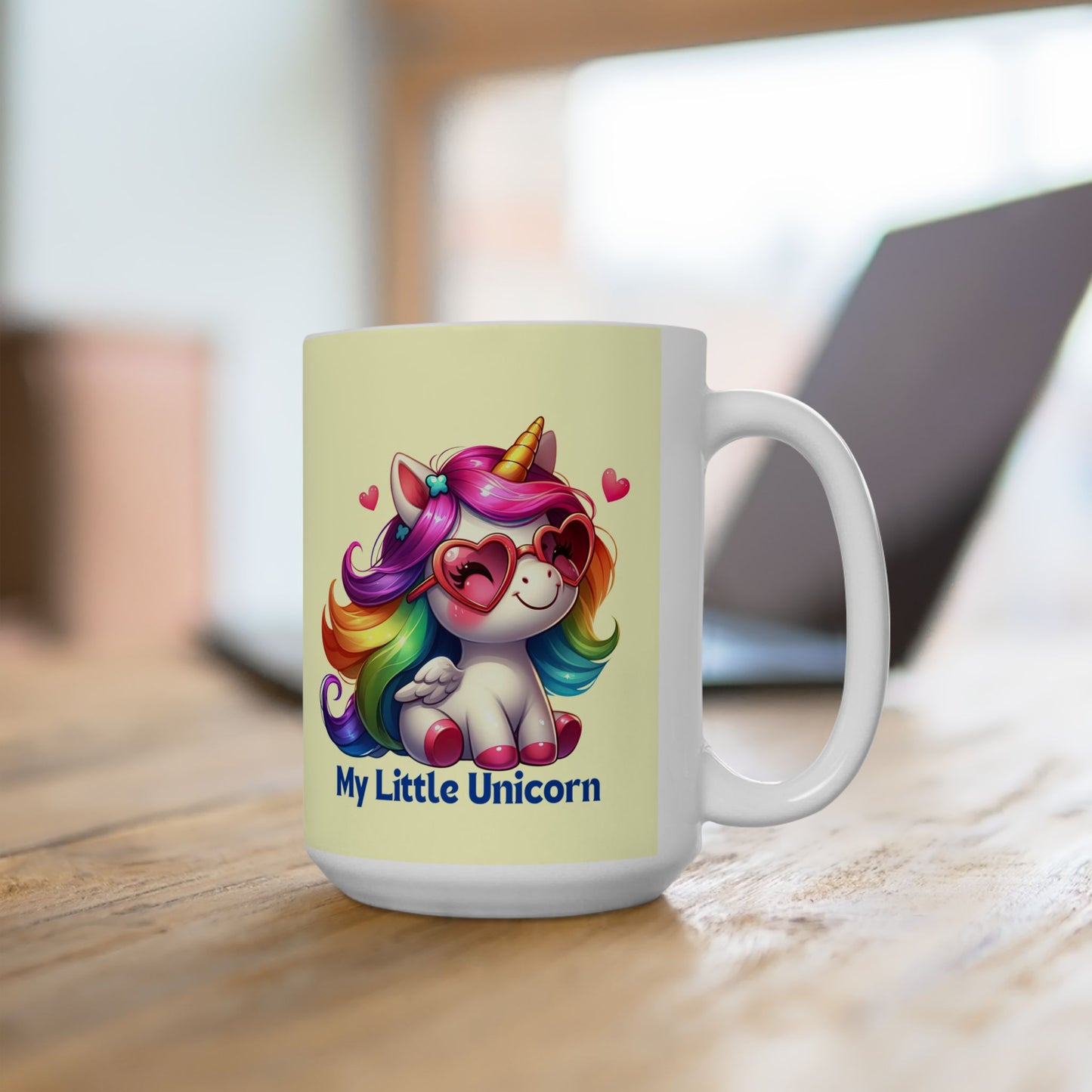 My Little Unicorn Princess Mug 11-15 Ounces Yellow
