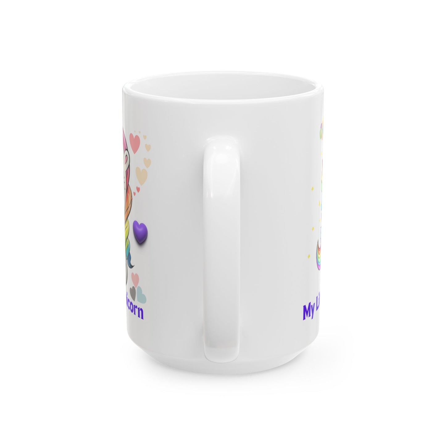 My Little Unicorn Balloons Mug 11-15 Ounces White