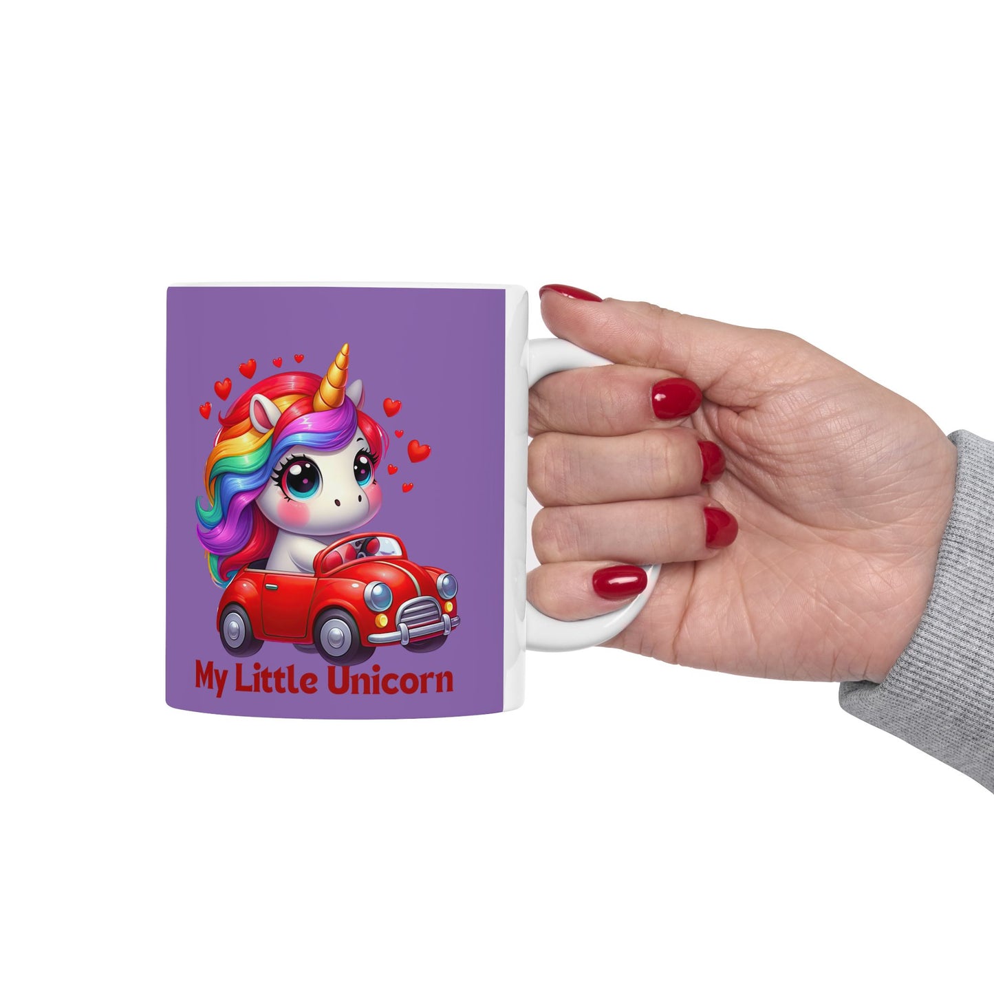 My Little Unicorn Castle Mug 11-15 Ounces Light Purple