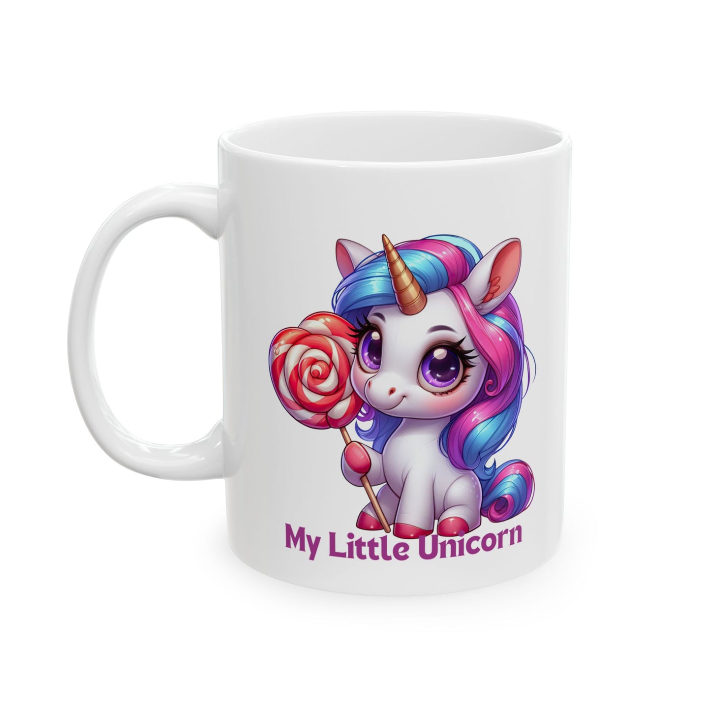 My Little Unicorn Castle Mug 11-15 Ounces White