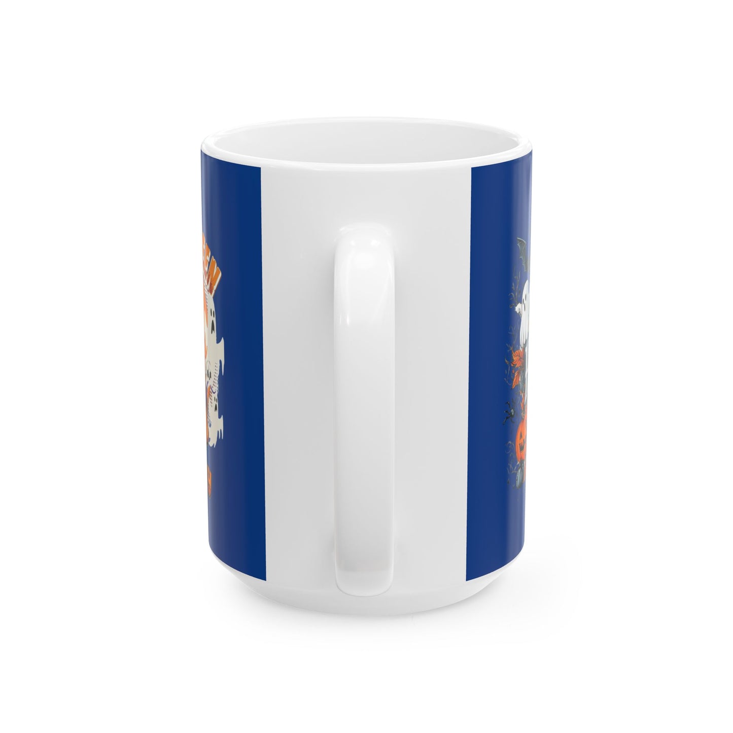 Happy Halloween Mug 11-15 Onces Dark Blue