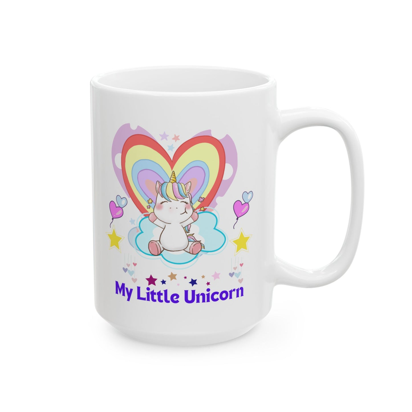 My Little Unicorn Love Mug 11-15 Ounces White