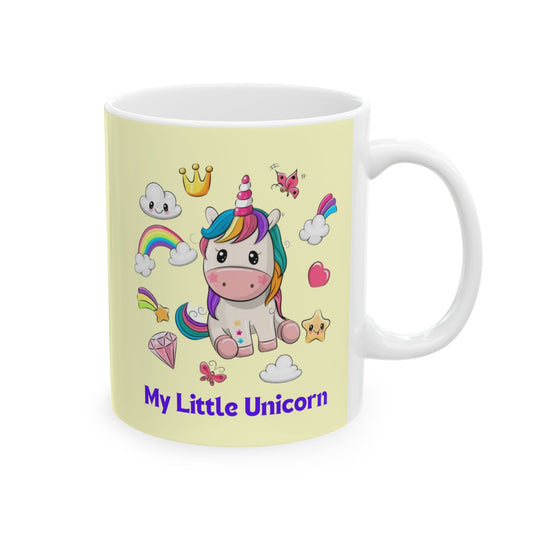 My Little Unicorn Fantasy Mug 11-15 Ounces Yellow