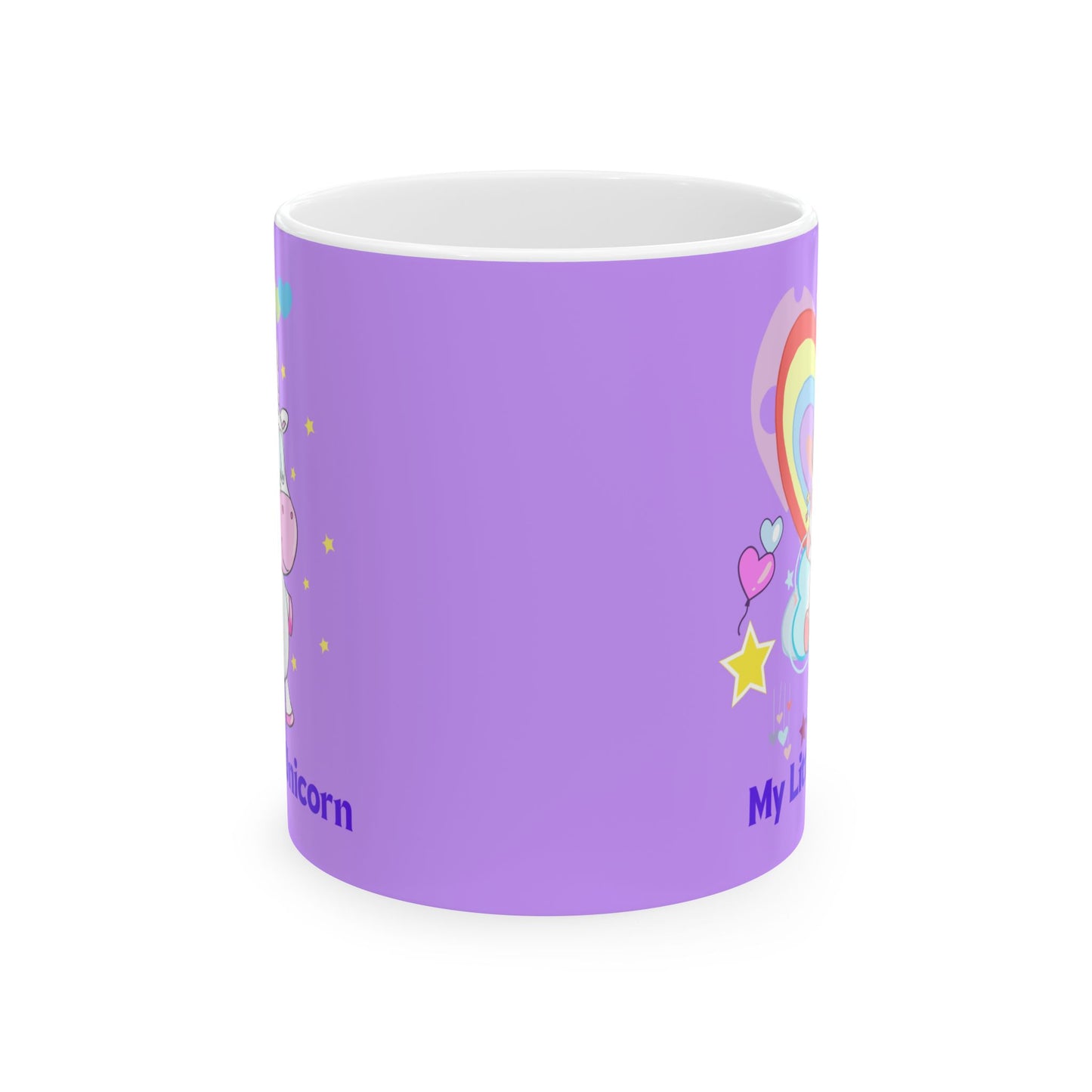 My Little Unicorn Love Mug 11-15 Ounces Purple