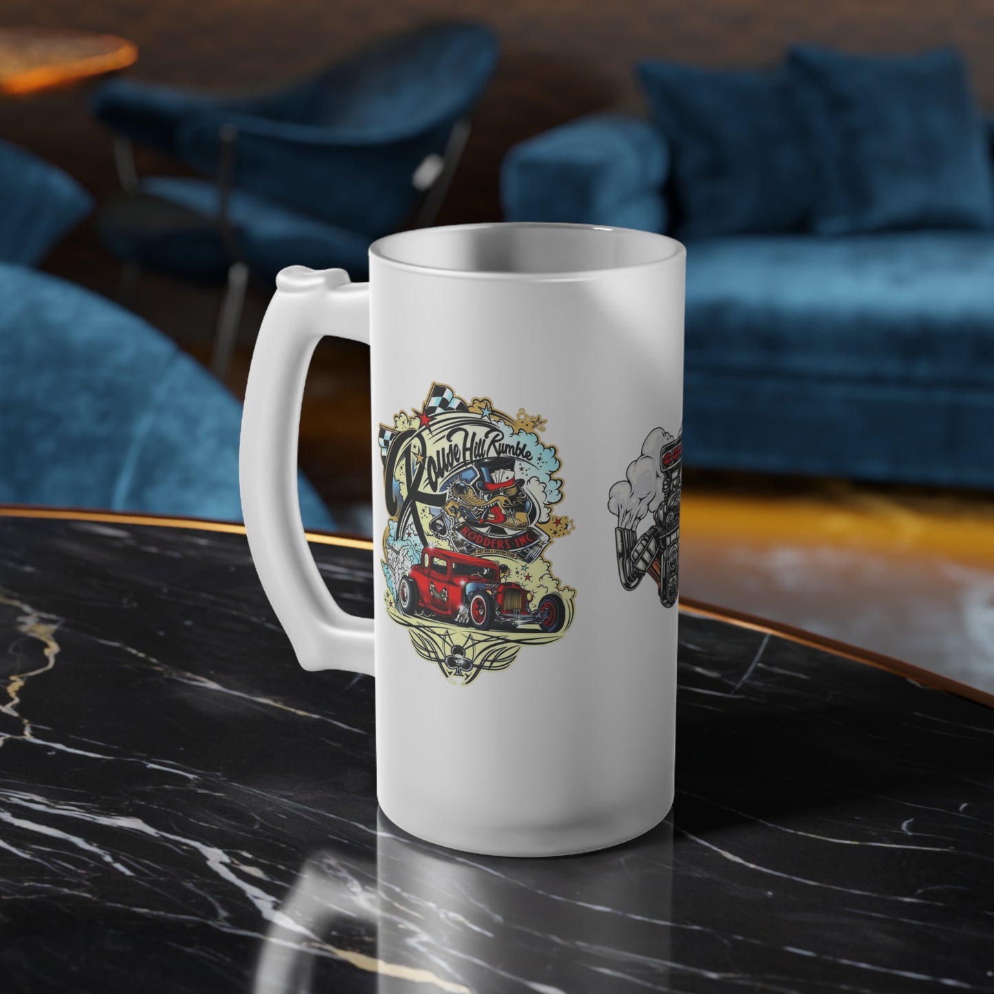 Frosted Glass Beer Mug