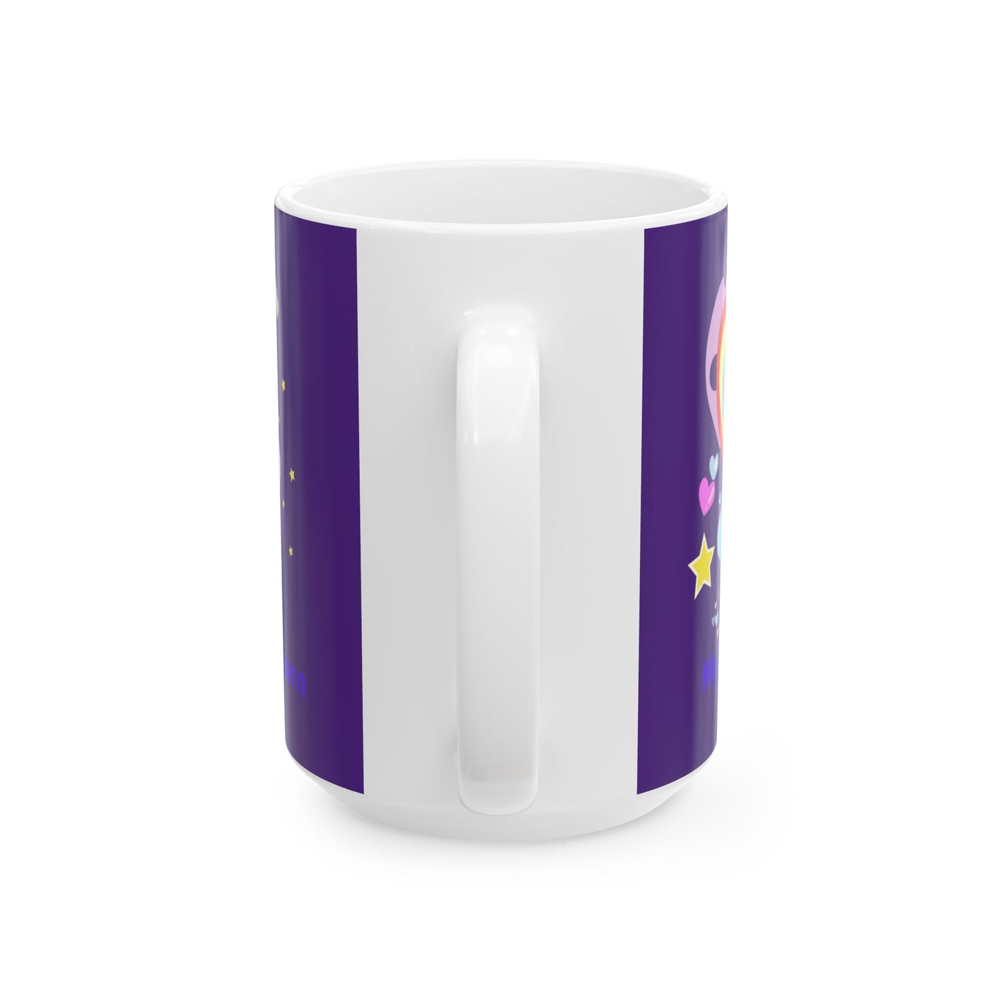 My Little Unicorn Balloons Mug 11-15 Ounces Purple