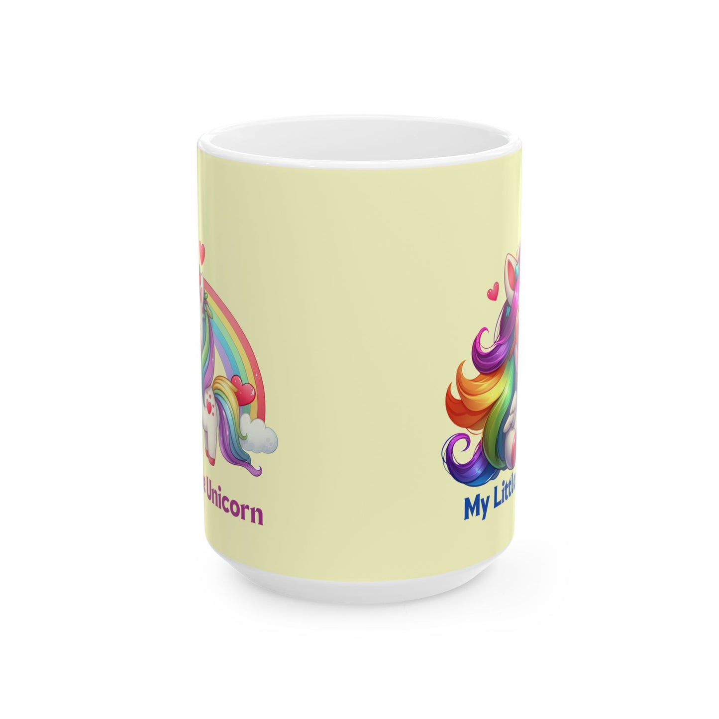 My Little Unicorn Princess Mug 11-15 Ounces Yellow