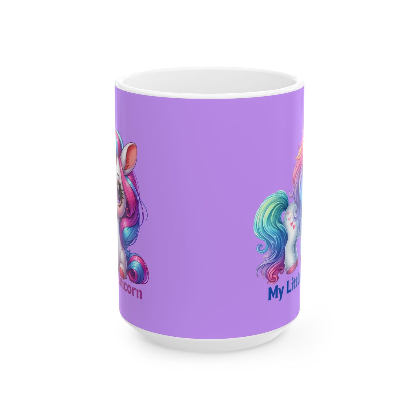 My Little Unicorn Castle Mug 11-15 Ounces Purple