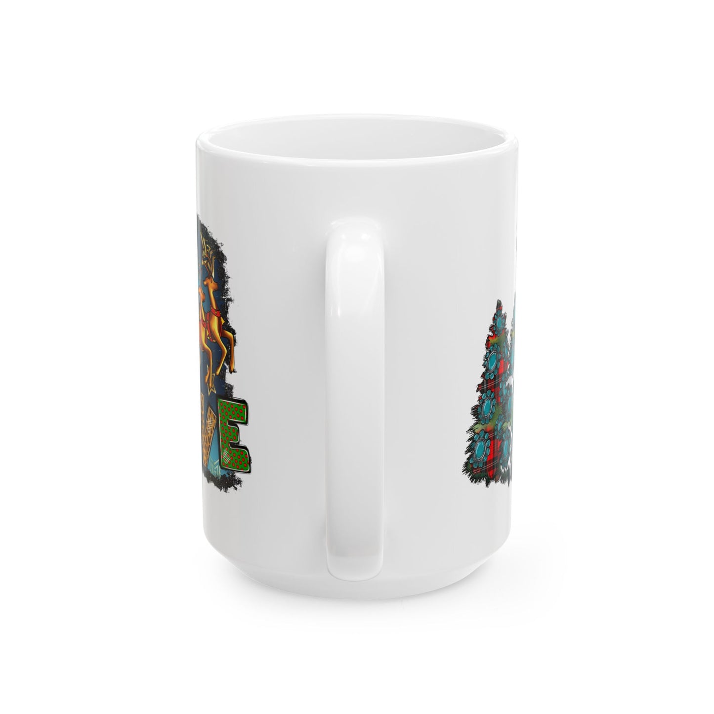 Merry Chritsmas Mug 11-15 Onces White