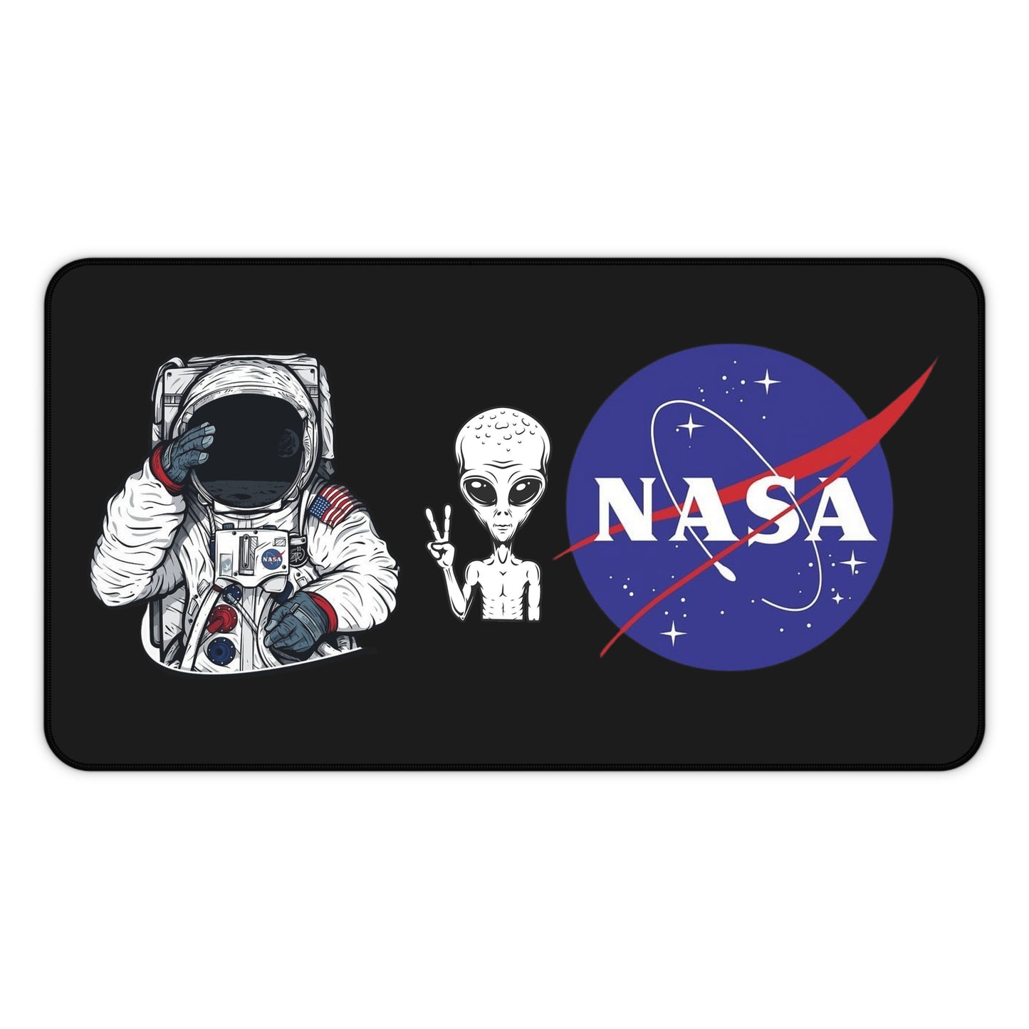 Nasa Mouse Pad Black