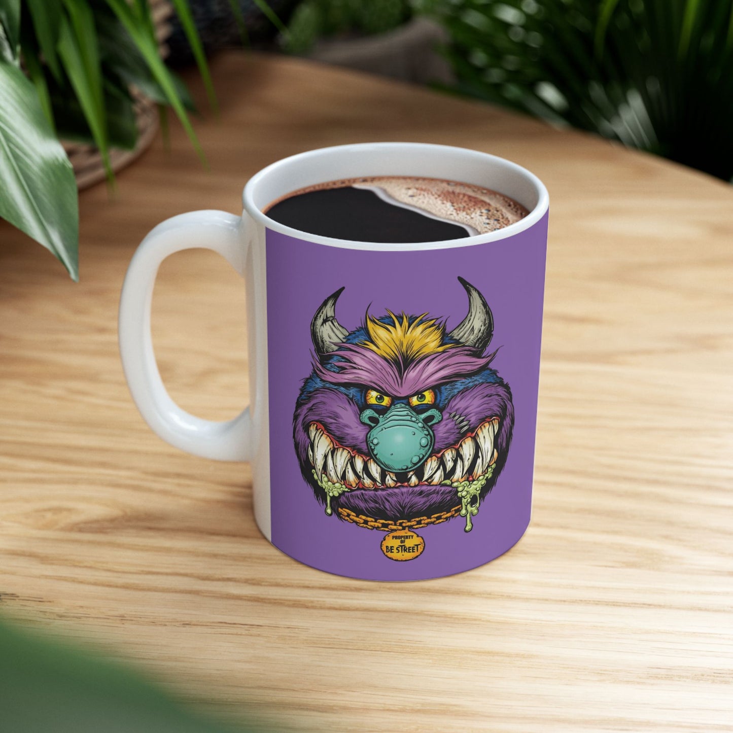 Monsters Mug 11-15 Onces Light Purple