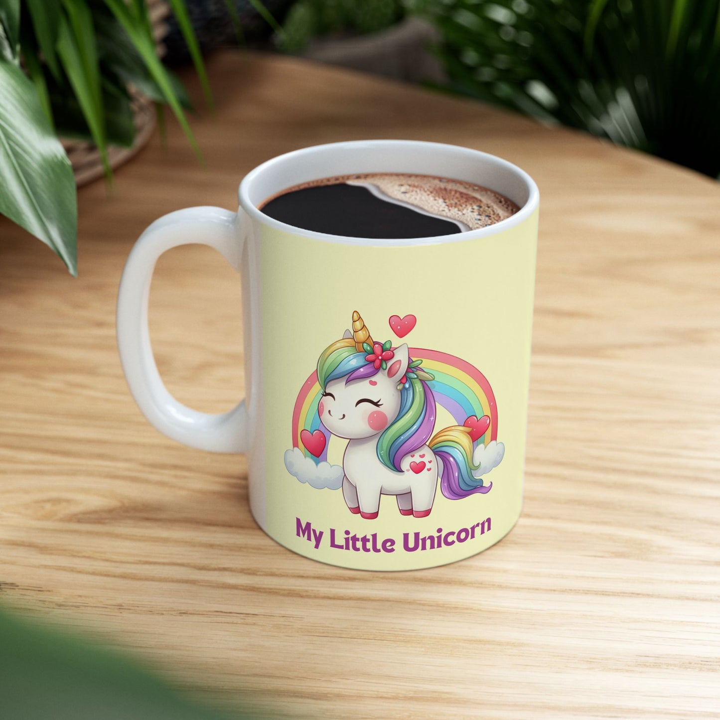 My Little Unicorn Princess Mug 11-15 Ounces Yellow