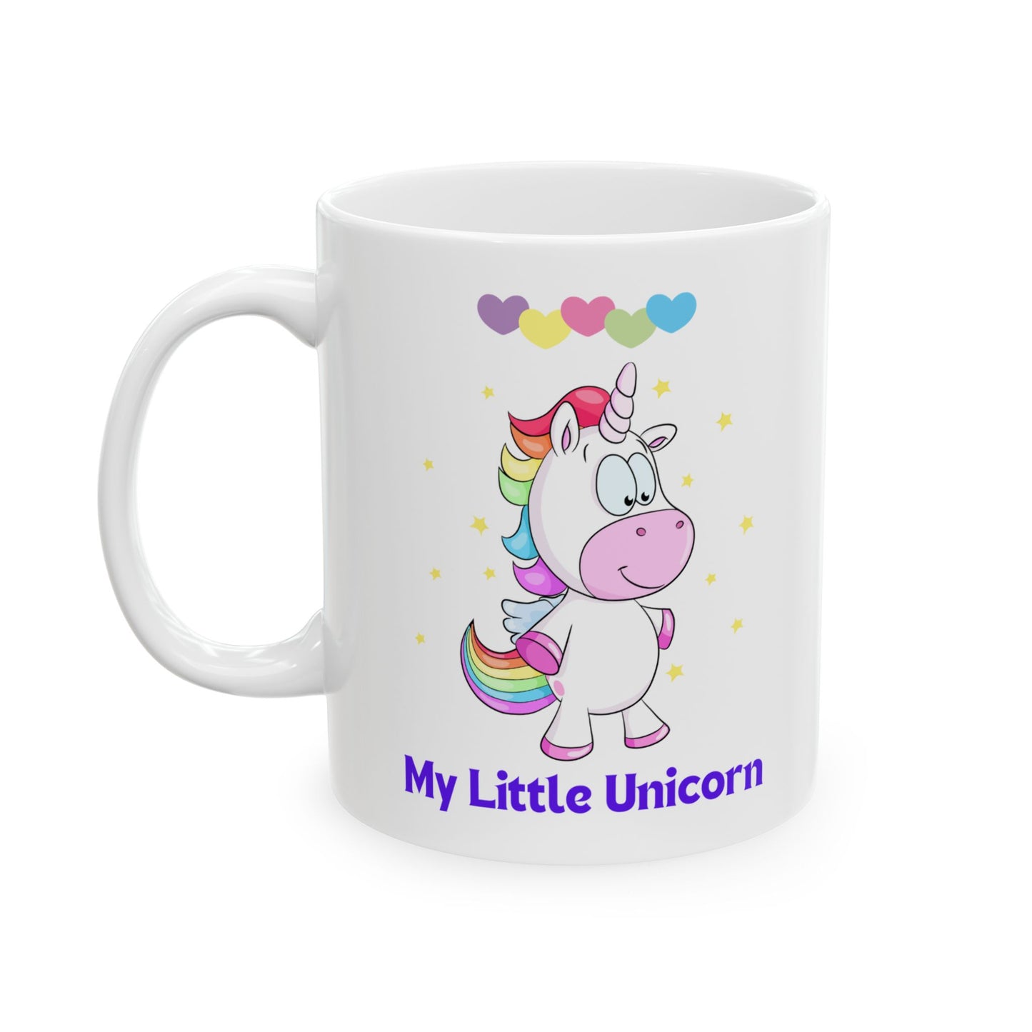 My Little Unicorn Love Mug 11-15 Ounces White