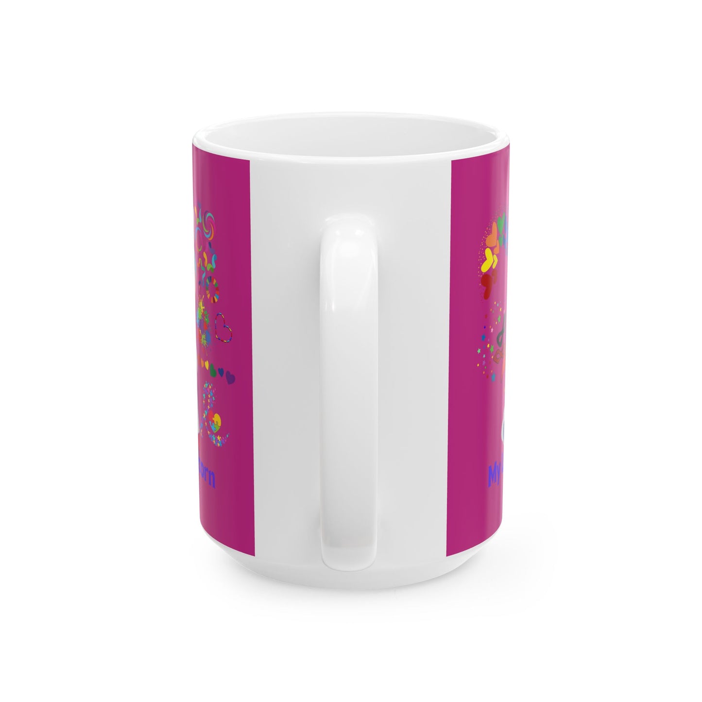 My Little Unicorn Couple Mug 11-15 Ounces Pink