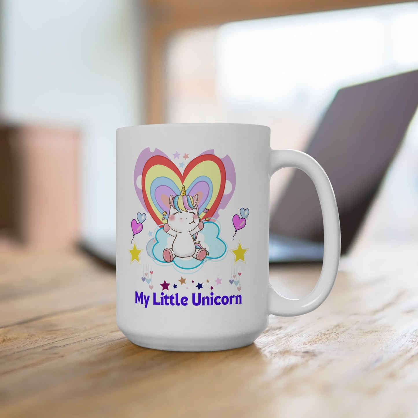 My Little Unicorn Love Mug 11-15 Ounces White