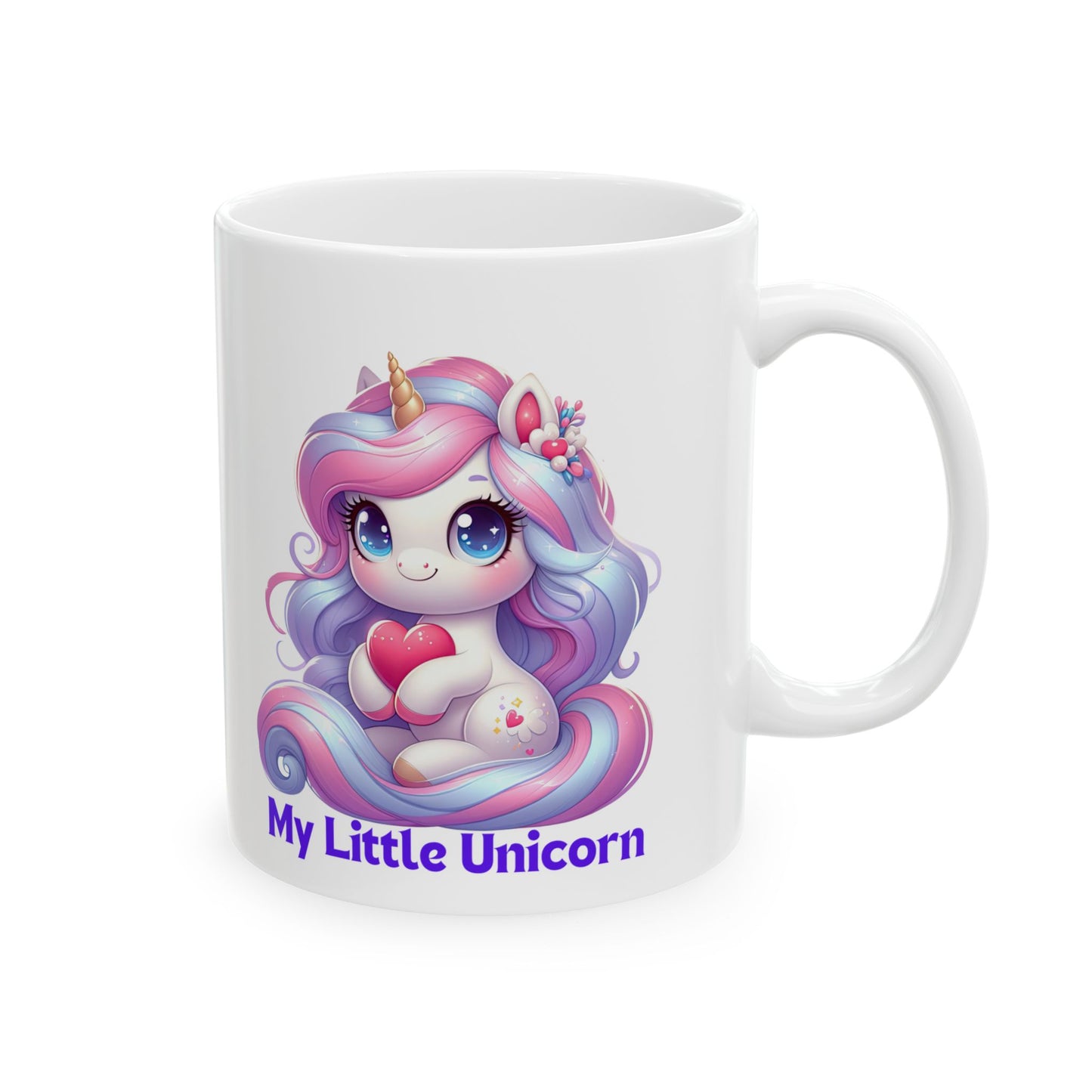 My Little Unicorn Sweet Mug 11-15 Ounces White