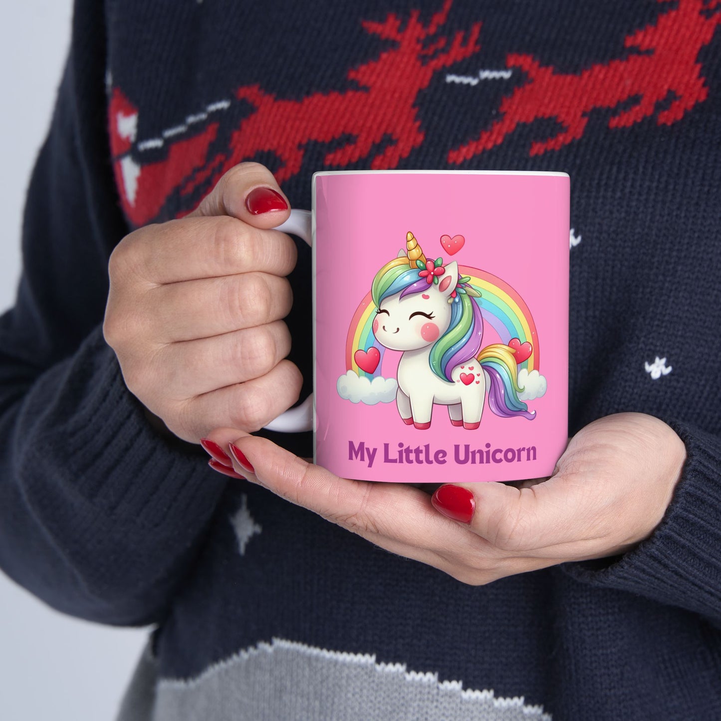 My Little Unicorn Fantasy Mug 11-15 Ounces Pink