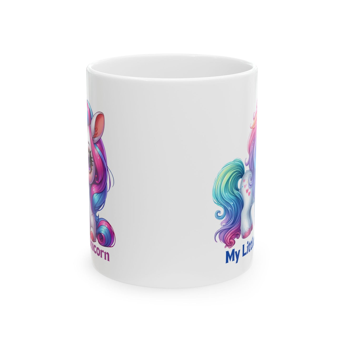 My Little Unicorn Castle Mug 11-15 Ounces White