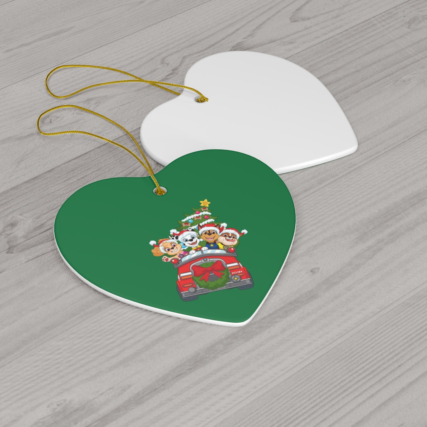 Ceramic Ornament, 4 Shapes