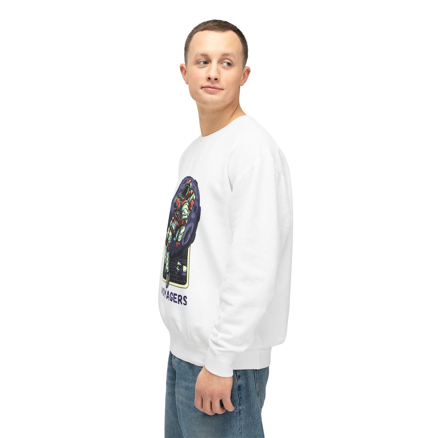 Unisex Long Sleeves Lightweight Crewneck Sweatshirt