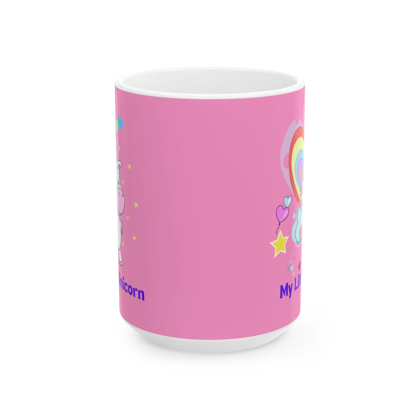 My Little Unicorn Love Mug 11-15 Ounces Pink