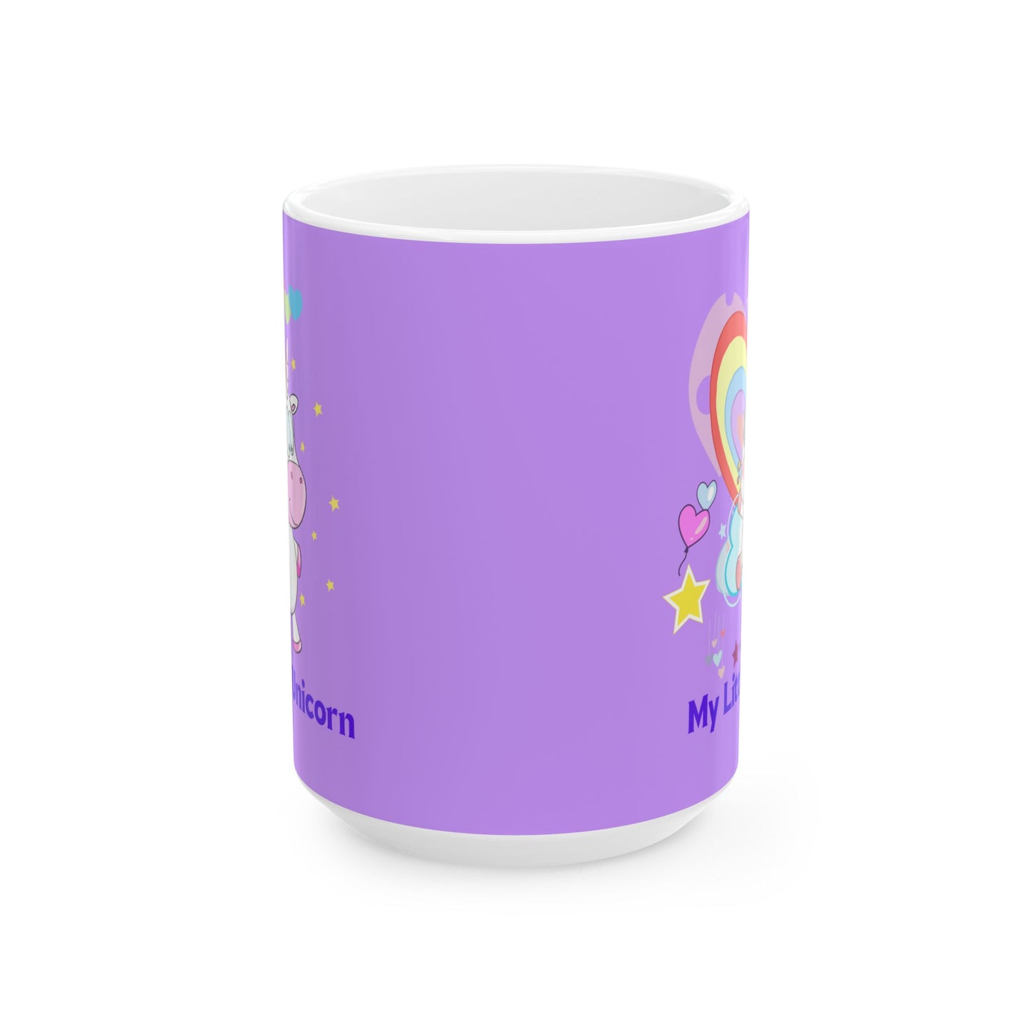 My Little Unicorn Love Mug 11-15 Ounces Purple