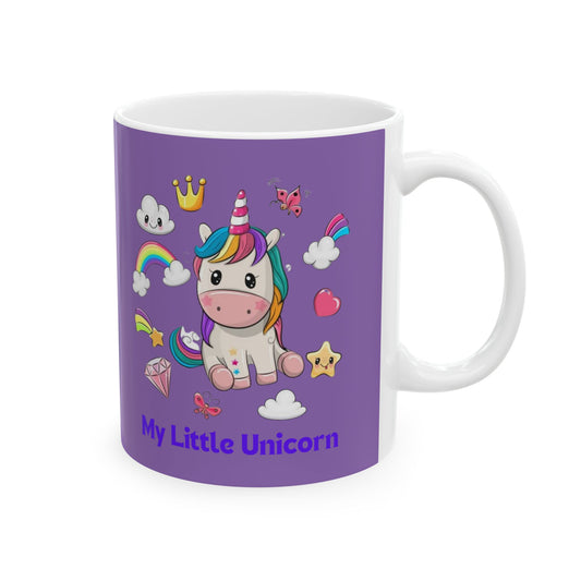 My Little Unicorn Fantasy Mug 11-15 Ounces Light Purple
