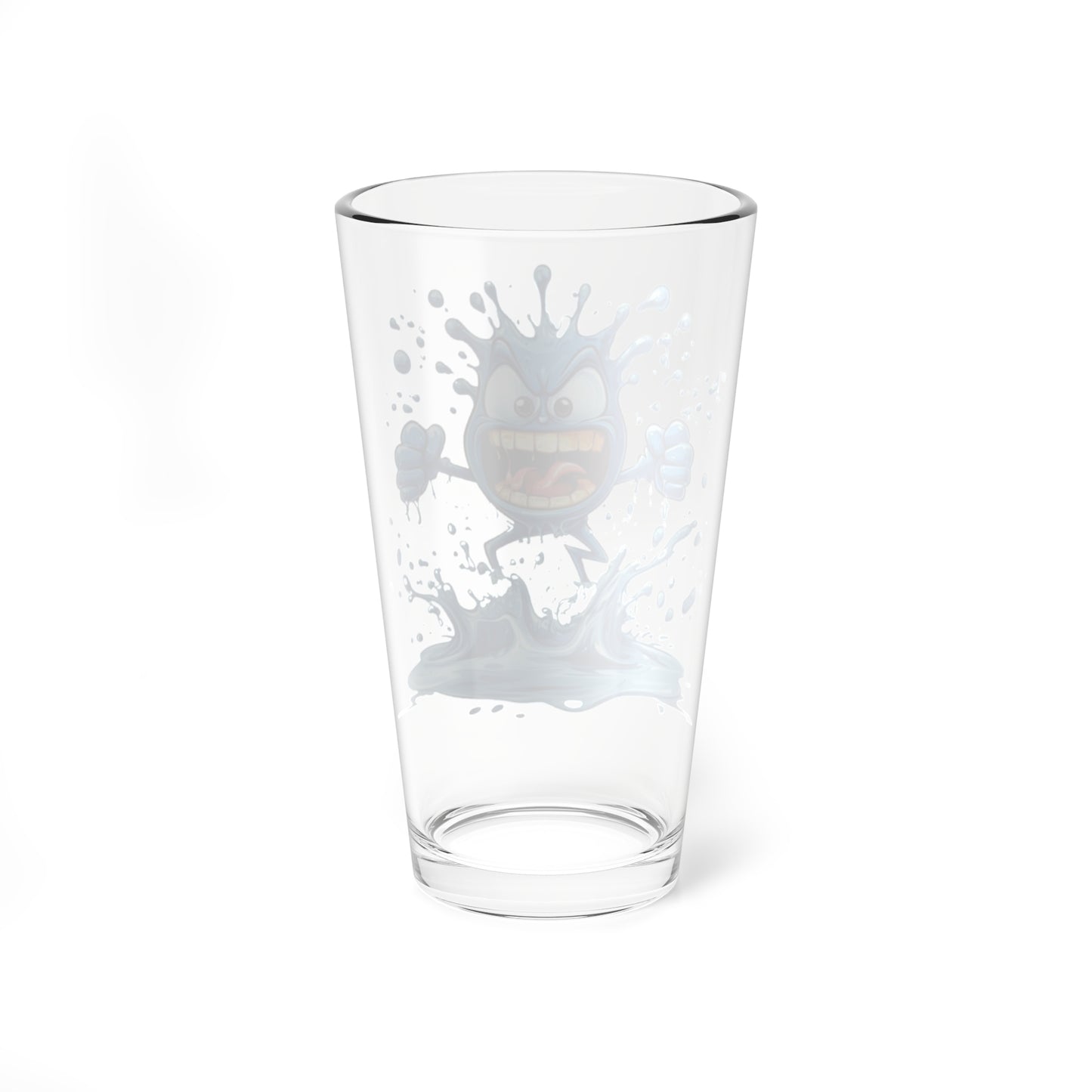 Angry Water Mixing Glass 16 Ounces White