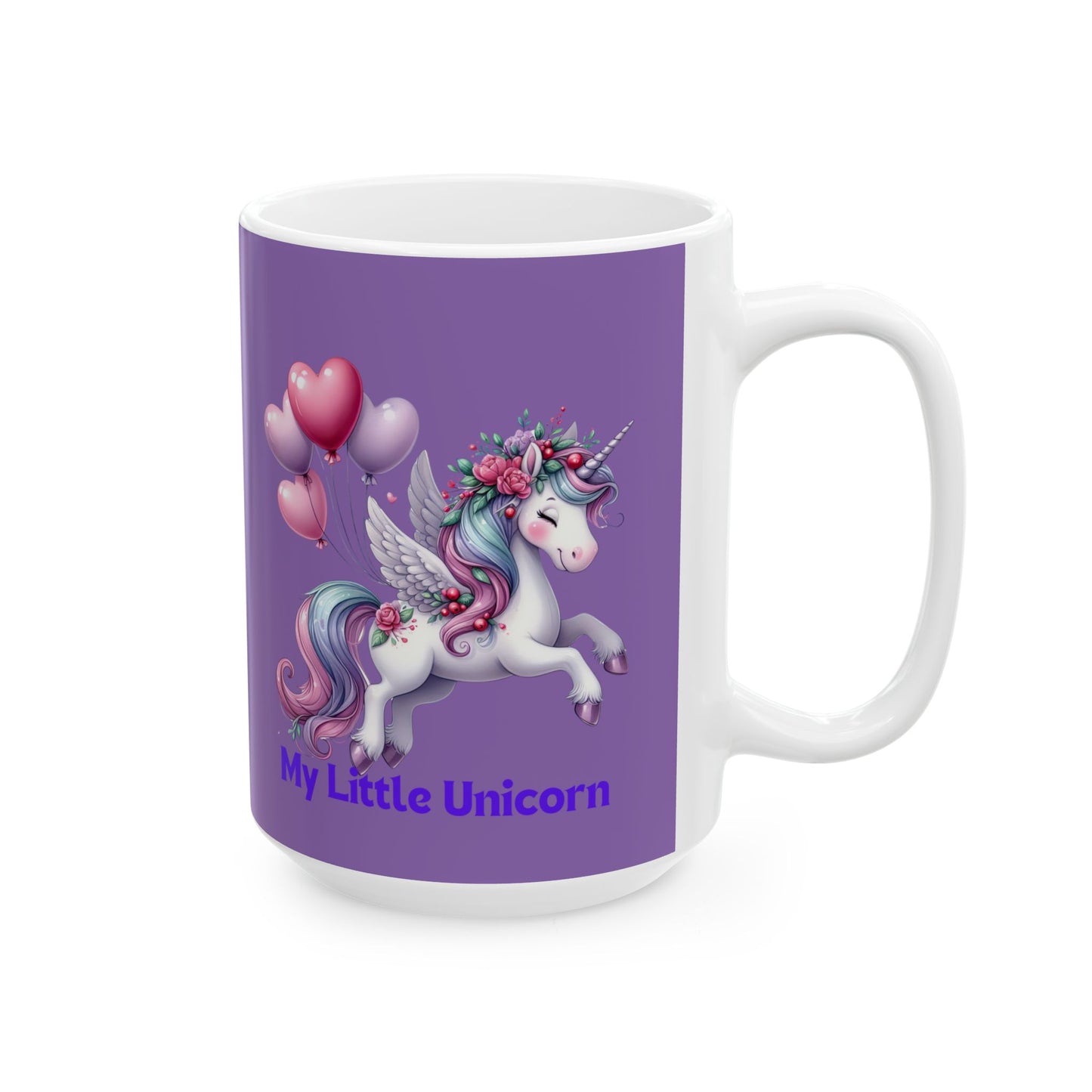 My Little Unicorn Horse Mug 11 Ounces Light Purple