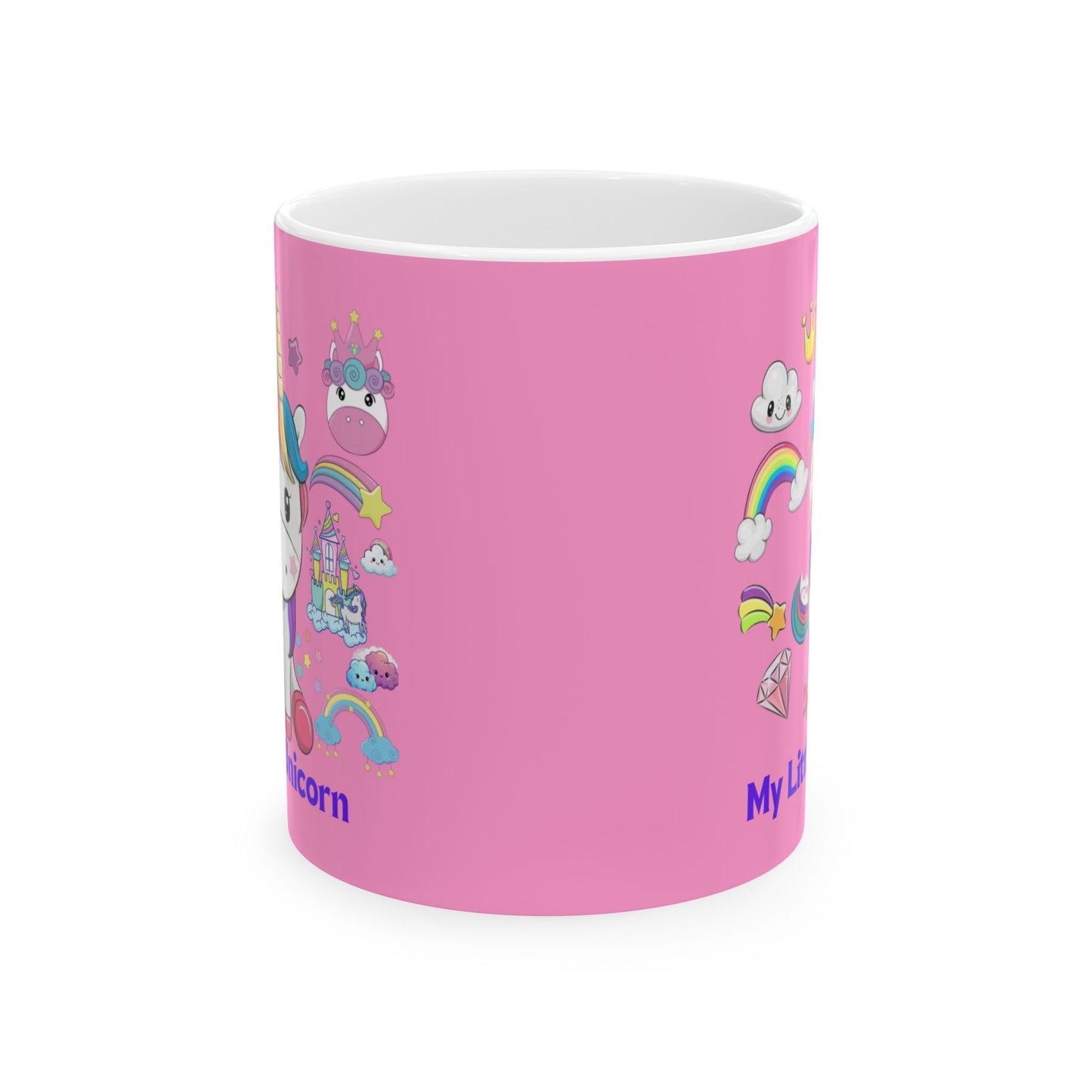 My Little Unicorn Fantasy Mug 11-15 Ounces Pink