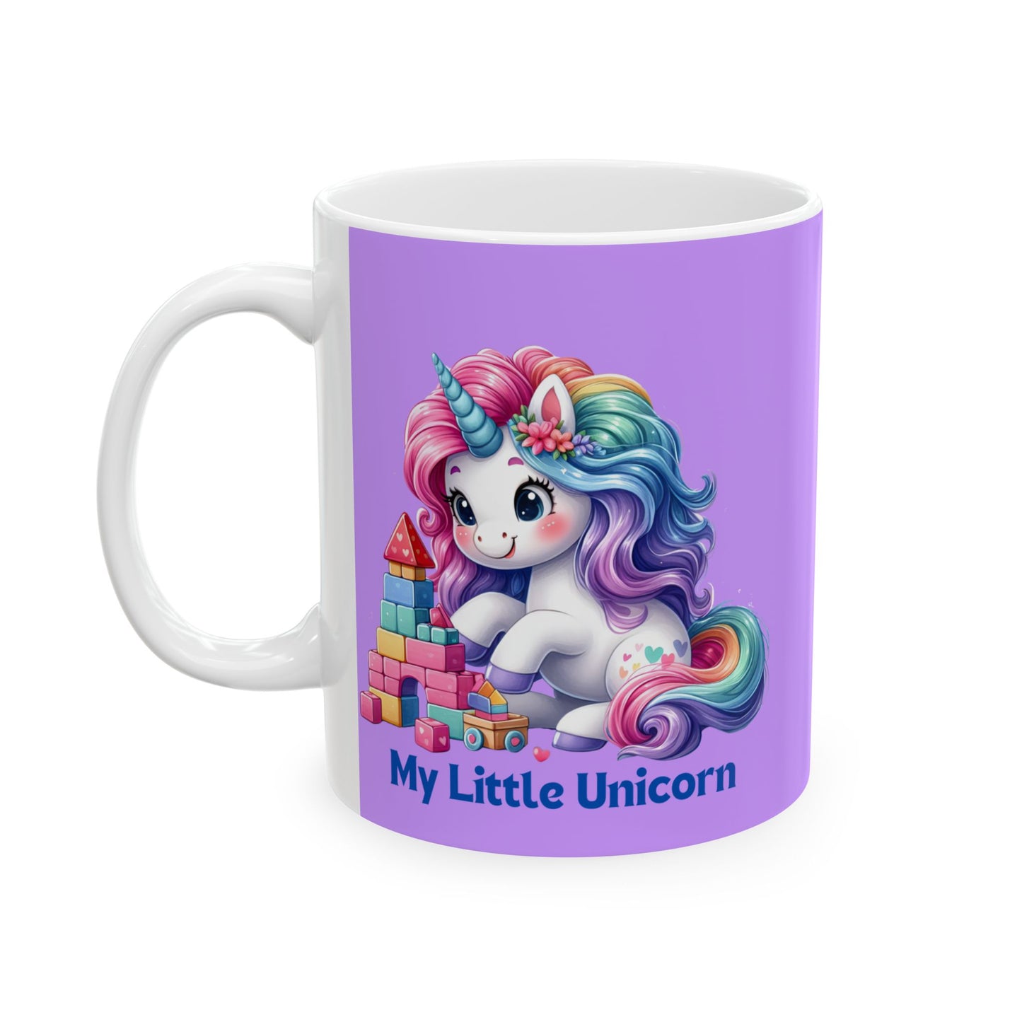 My Little Unicorn Candy Mug 11-15 Ounces Purple