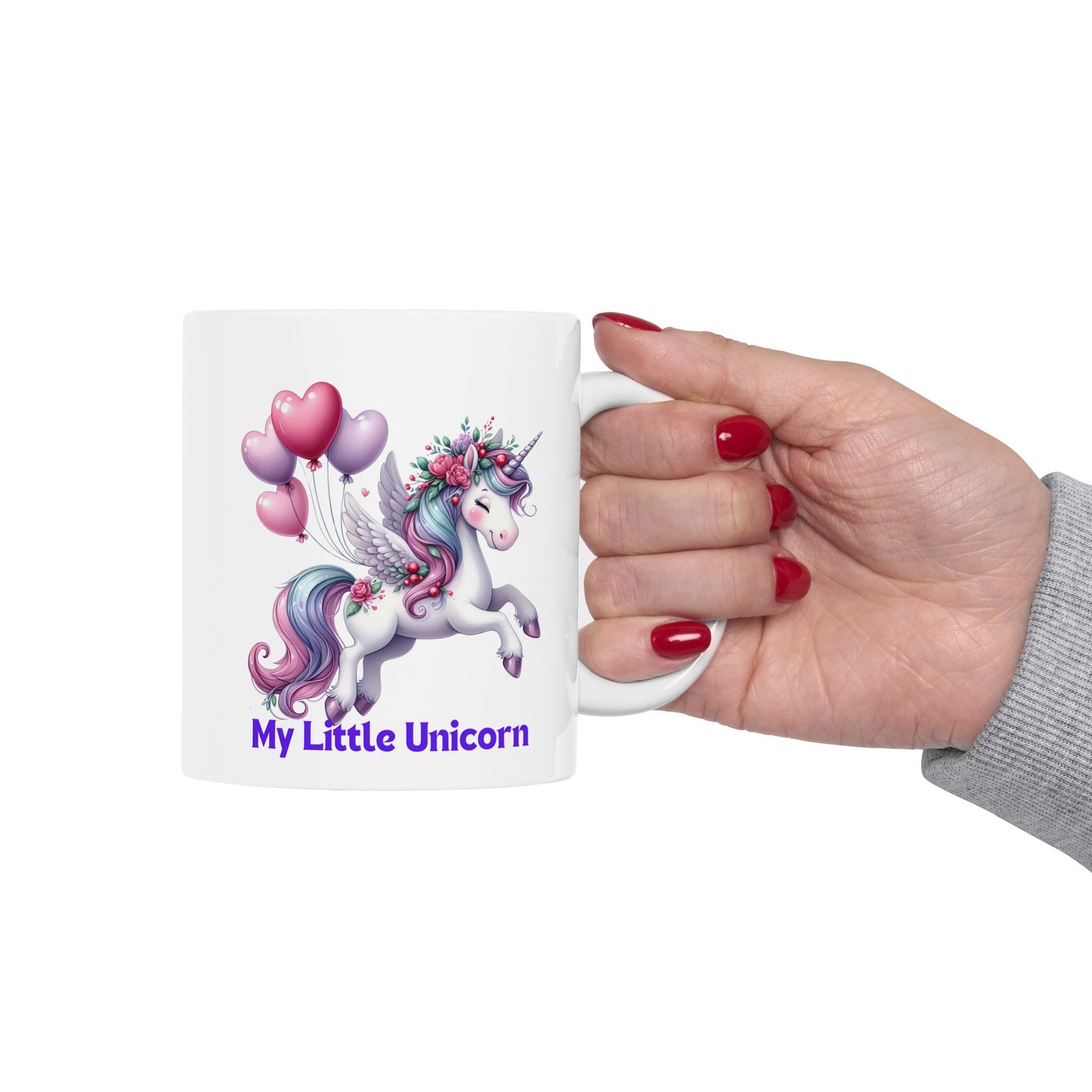 My Little Unicorn Horse Mug 11-15 Ounces White