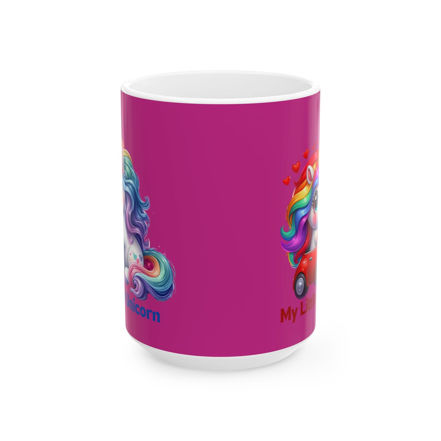 My Little Unicorn Castle Mug 11-15 Ounces Pink