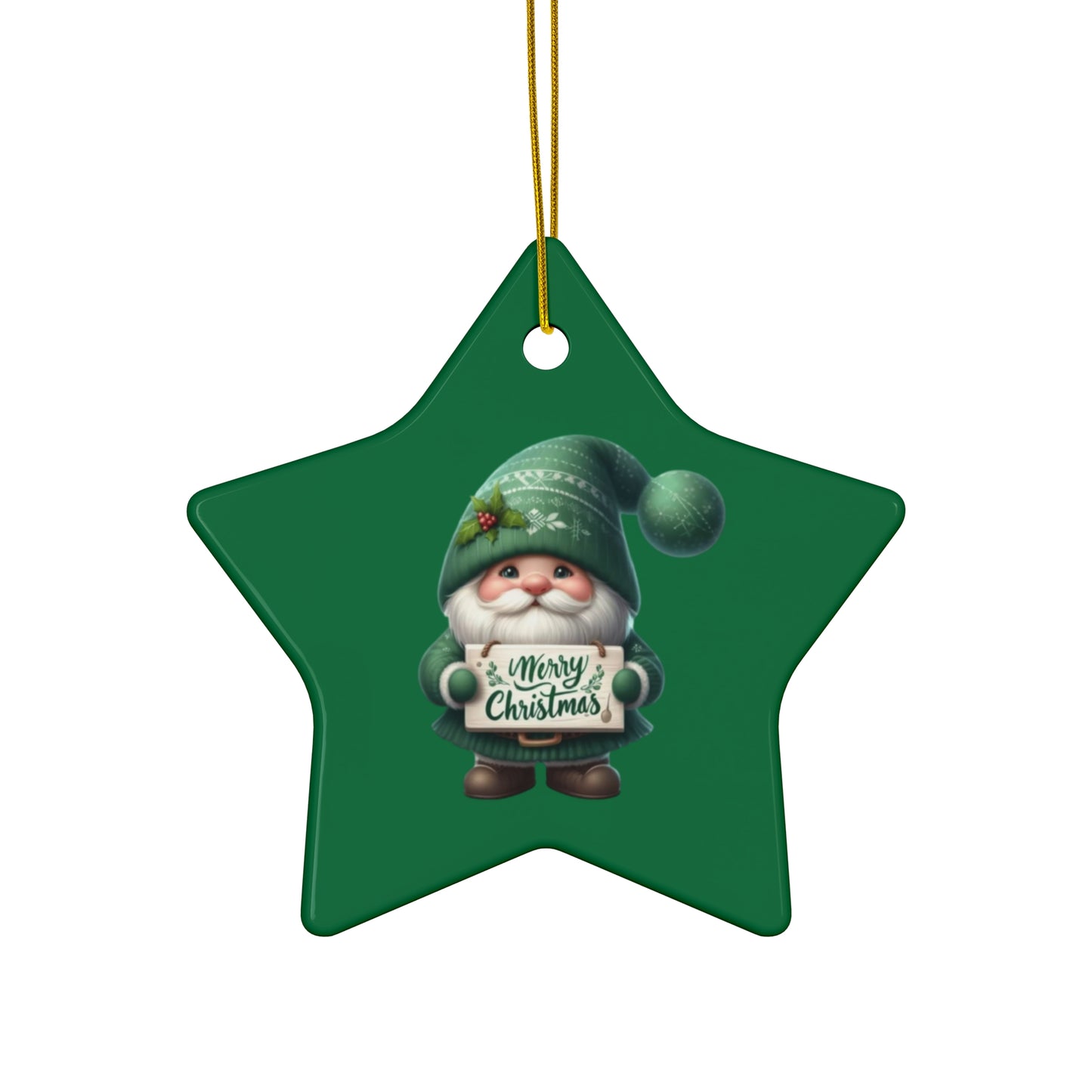 Ceramic Ornament, 4 Shapes